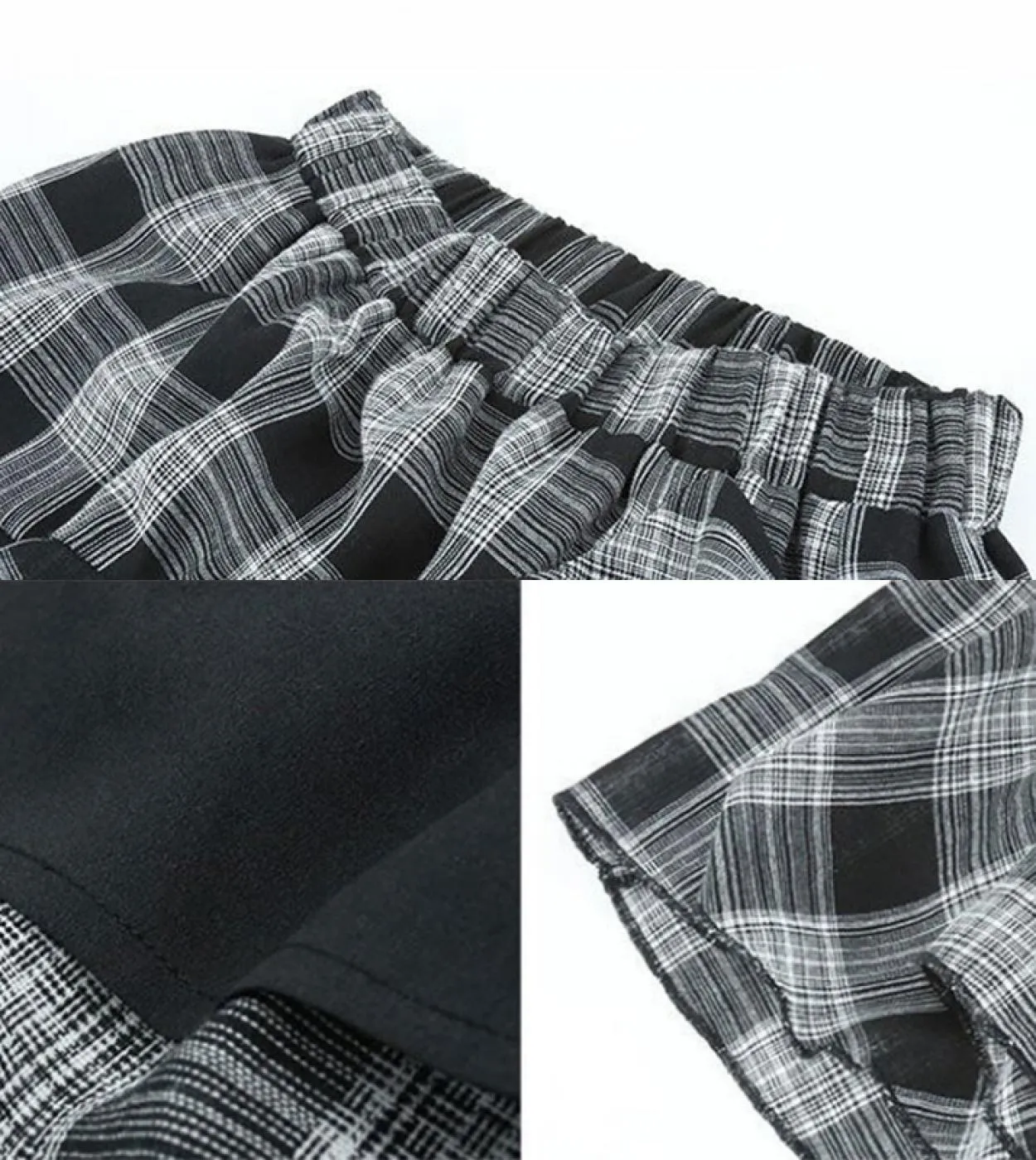 2023 Summer Vintage Plaid Gonna Donna Elegante Chic Asimmetrico Patchwork Ruffles Gonna lunga Vita alta Una linea Gonne