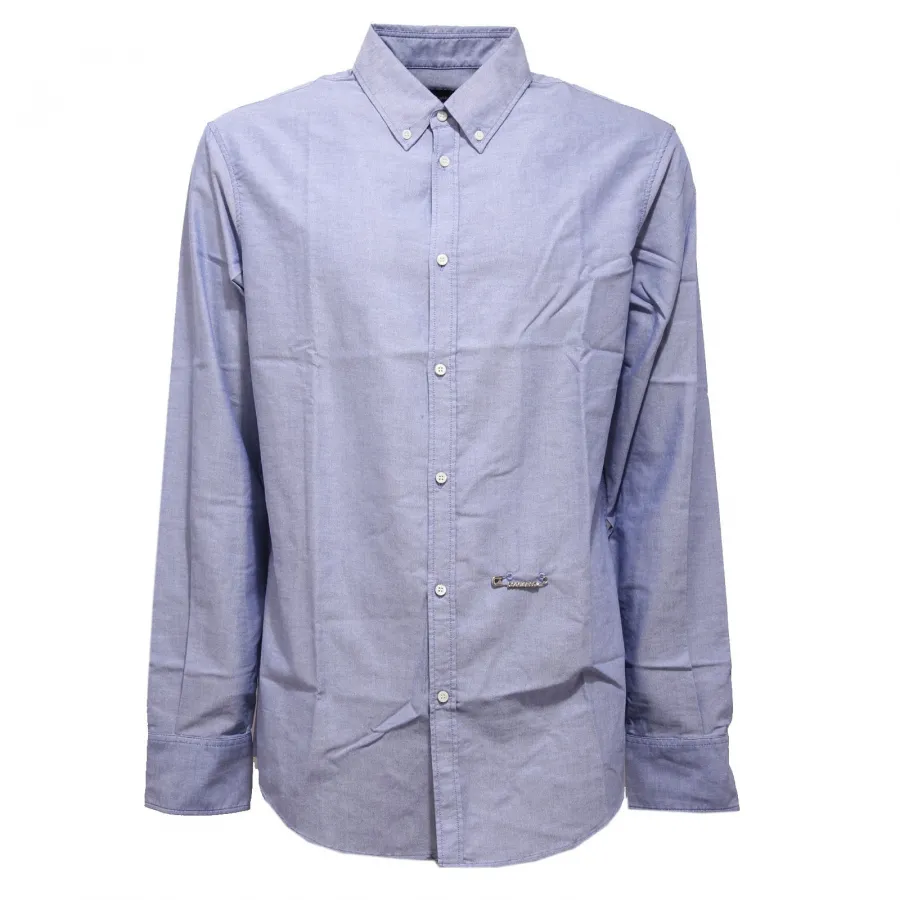 5240AC camicia uomo DSQUARED2 light blue cotton shirt men
