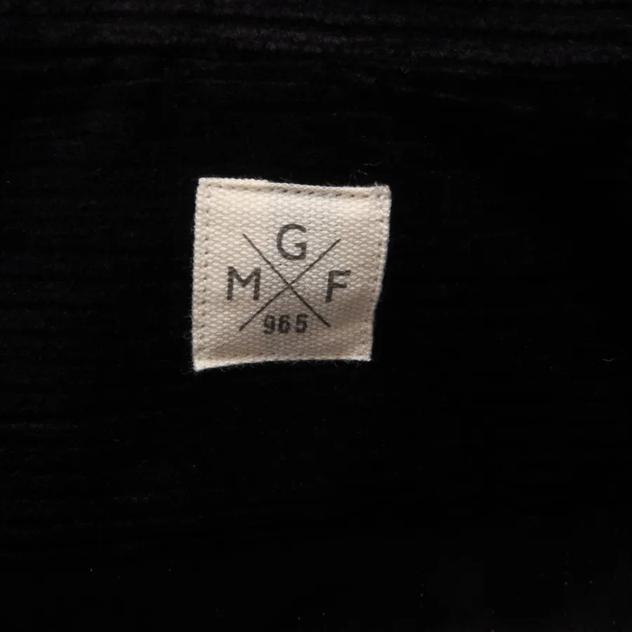 9620AC camicia uomo GMF 965 black corduroy shirt men