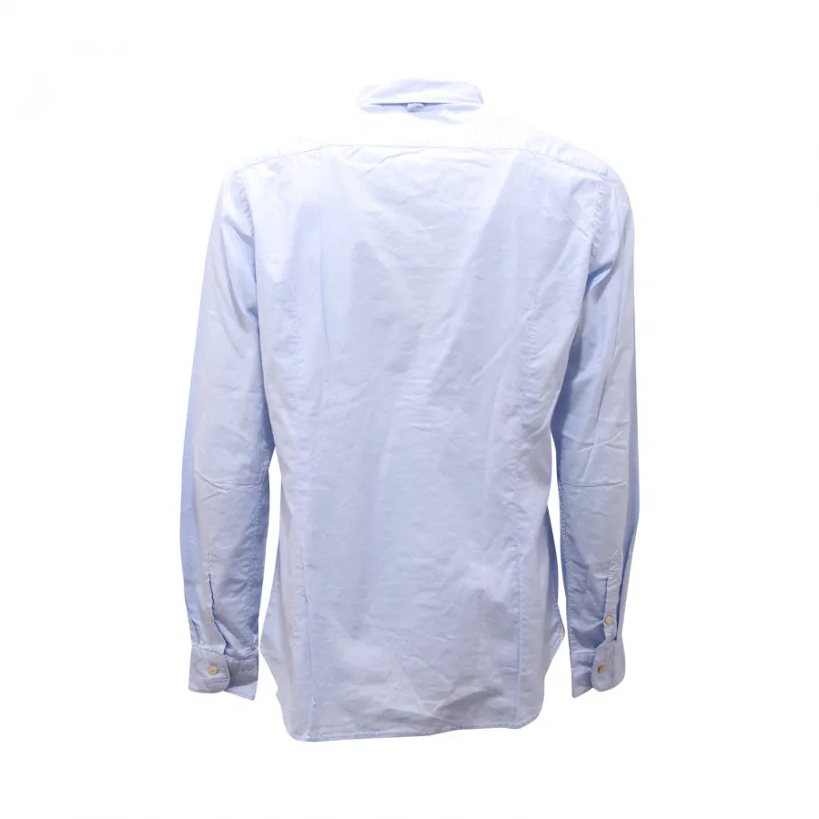9877AQ camicia uomo TINTORIA MATTEI man shirt blue