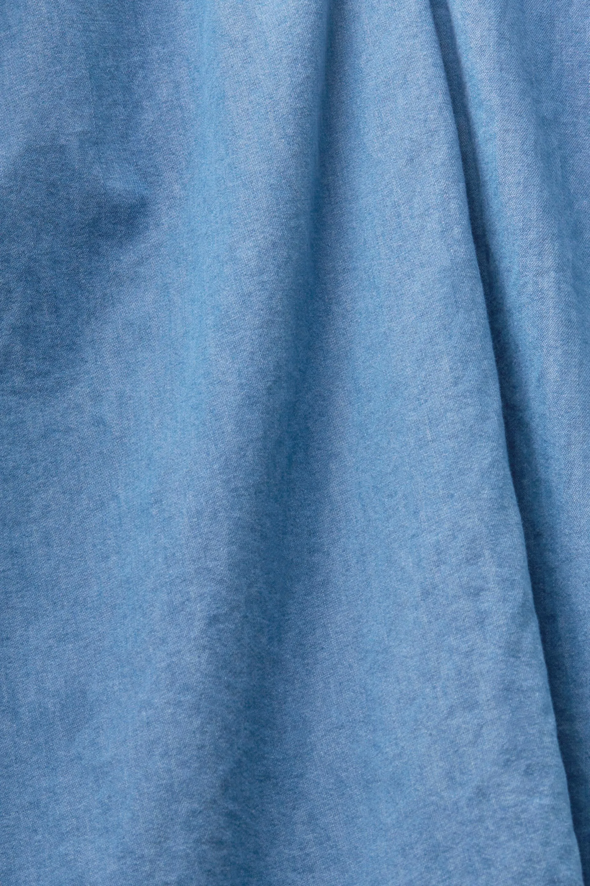 Abito in denim di cotone chambray