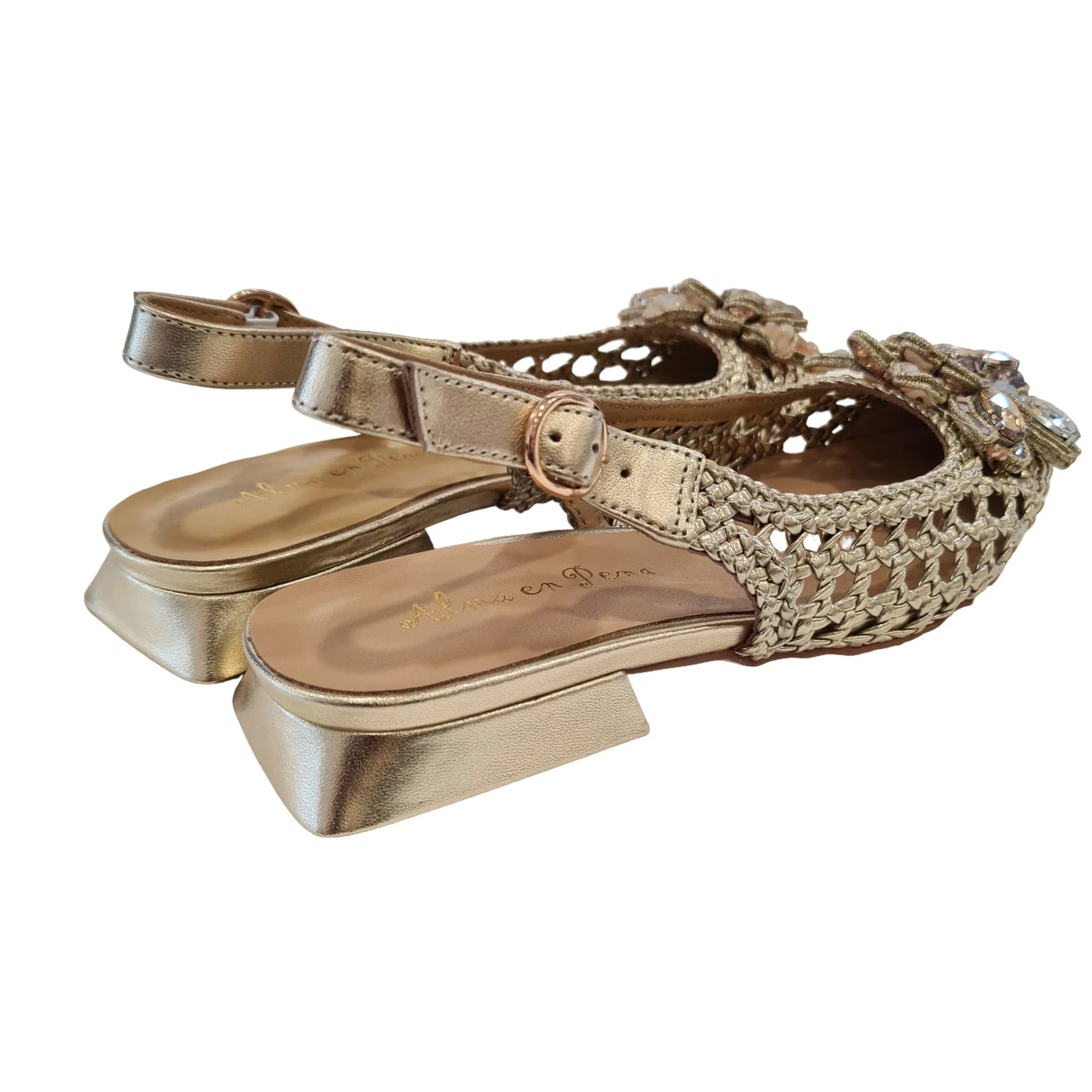 Alma en Pena Scarpa Donna  Platino Rif.87