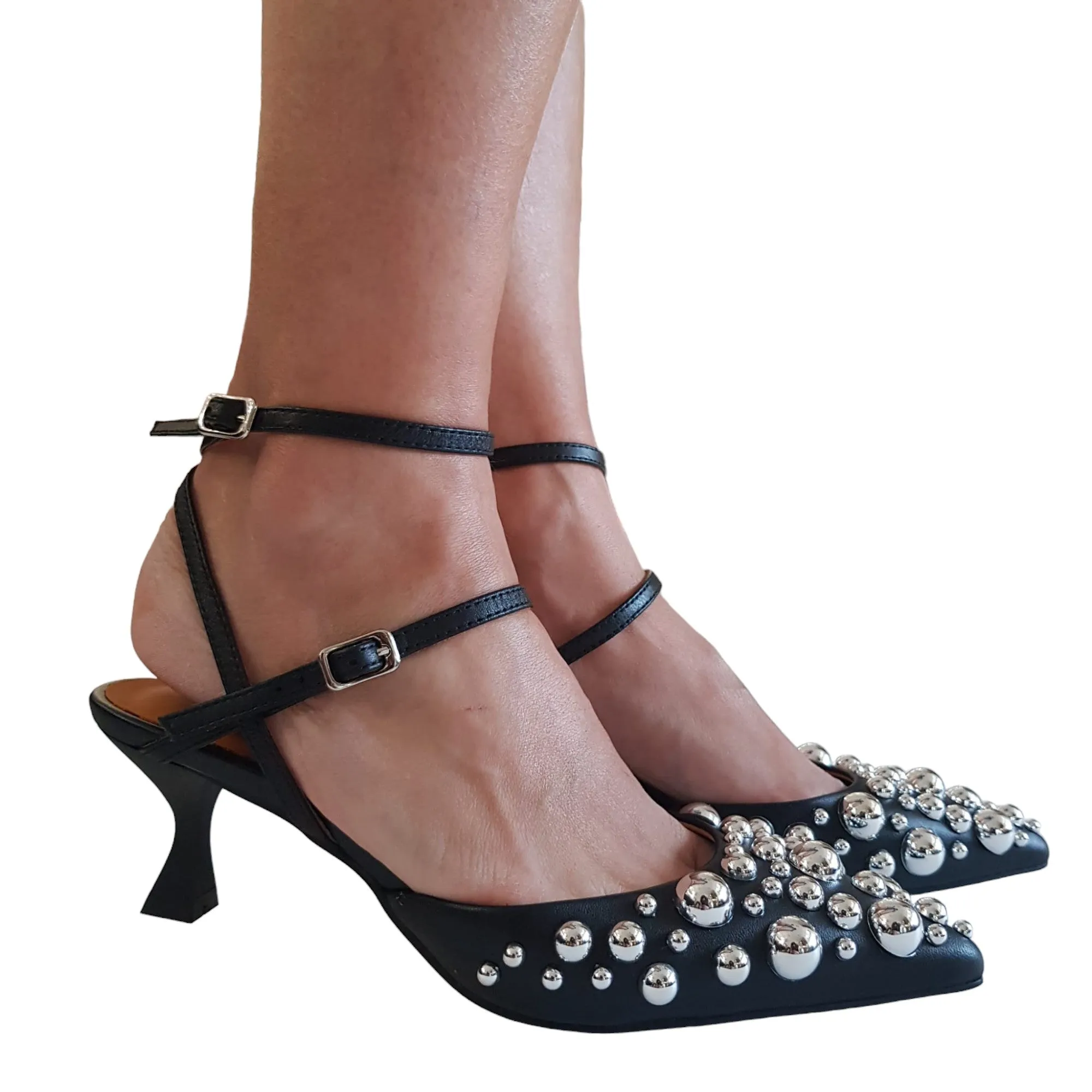 Apepazza Sandalo Sling-back Donna Blackrif.725