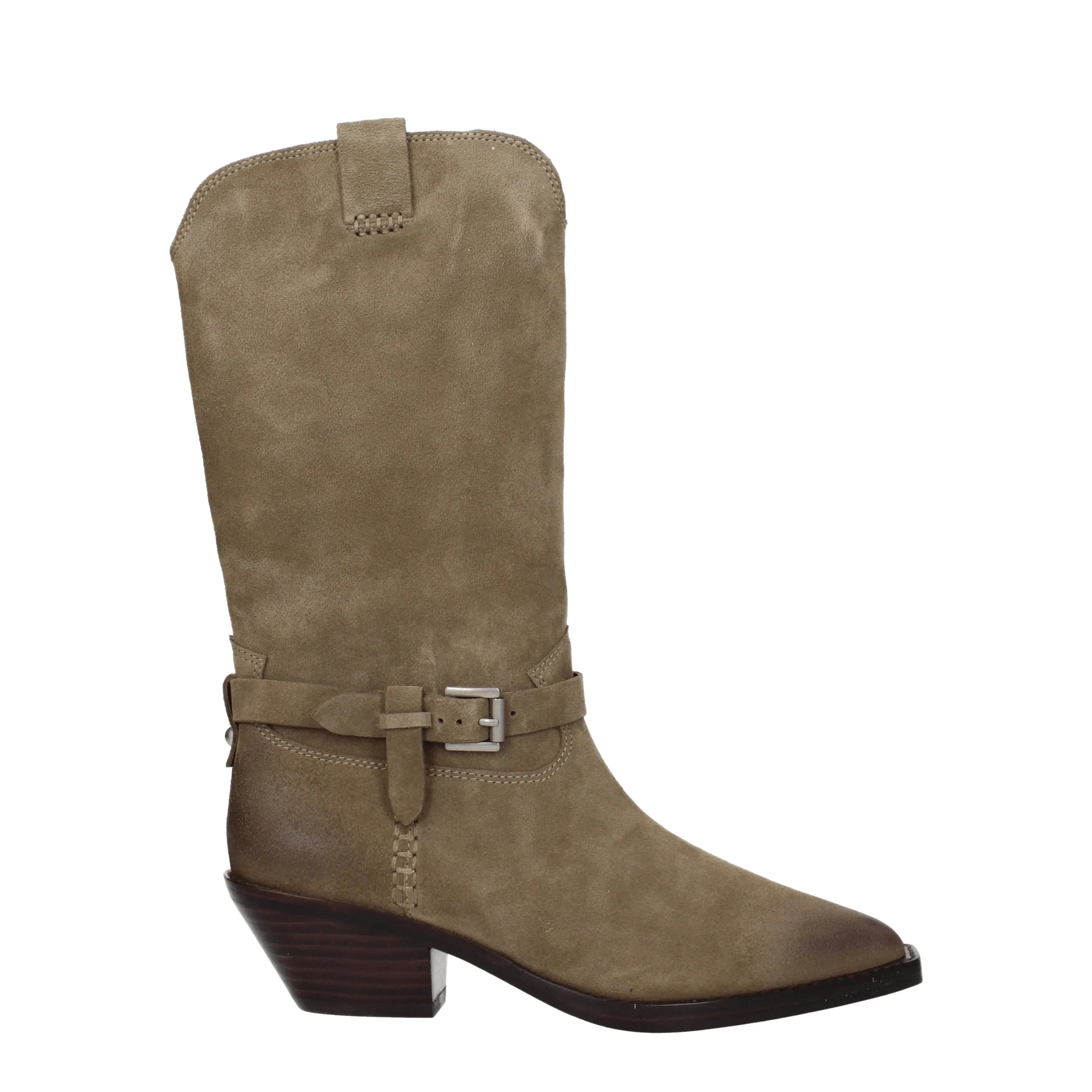 Ash Stivali Duran Donna Camoscio Beige/Dune