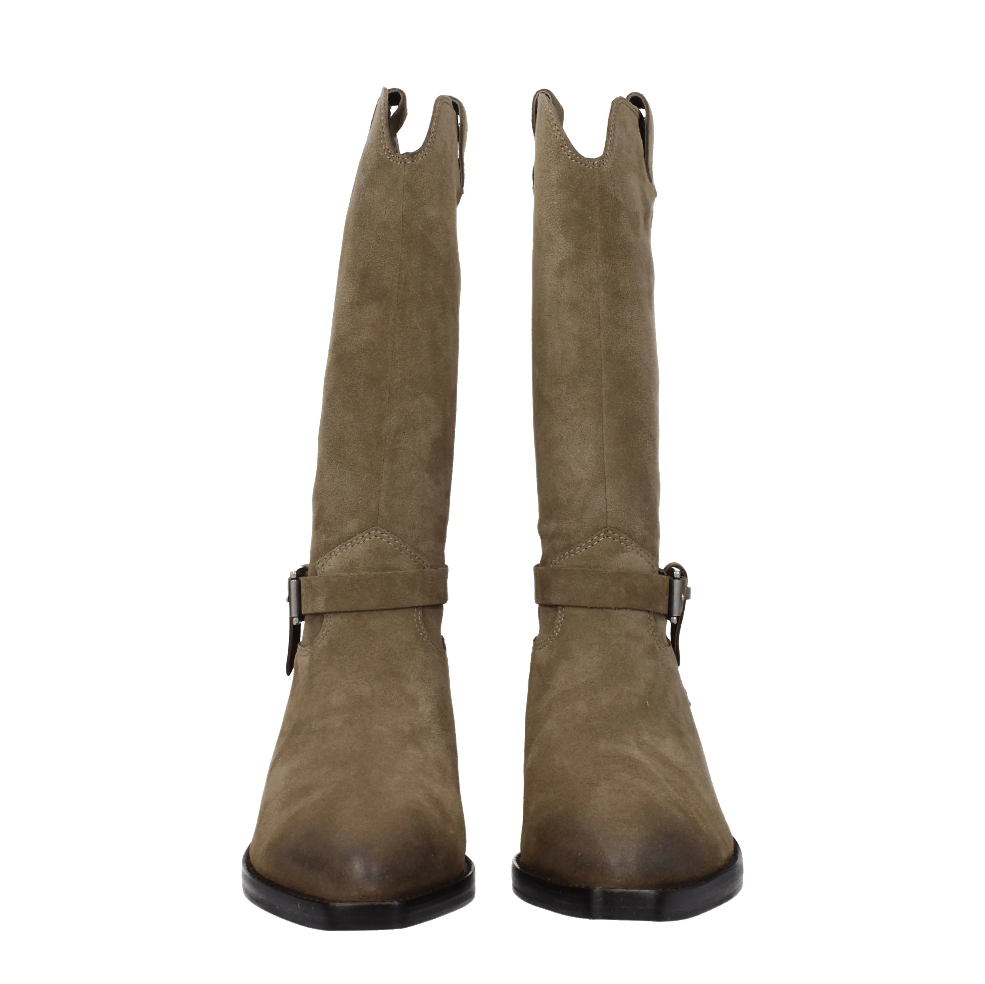 Ash Stivali Duran Donna Camoscio Beige/Dune