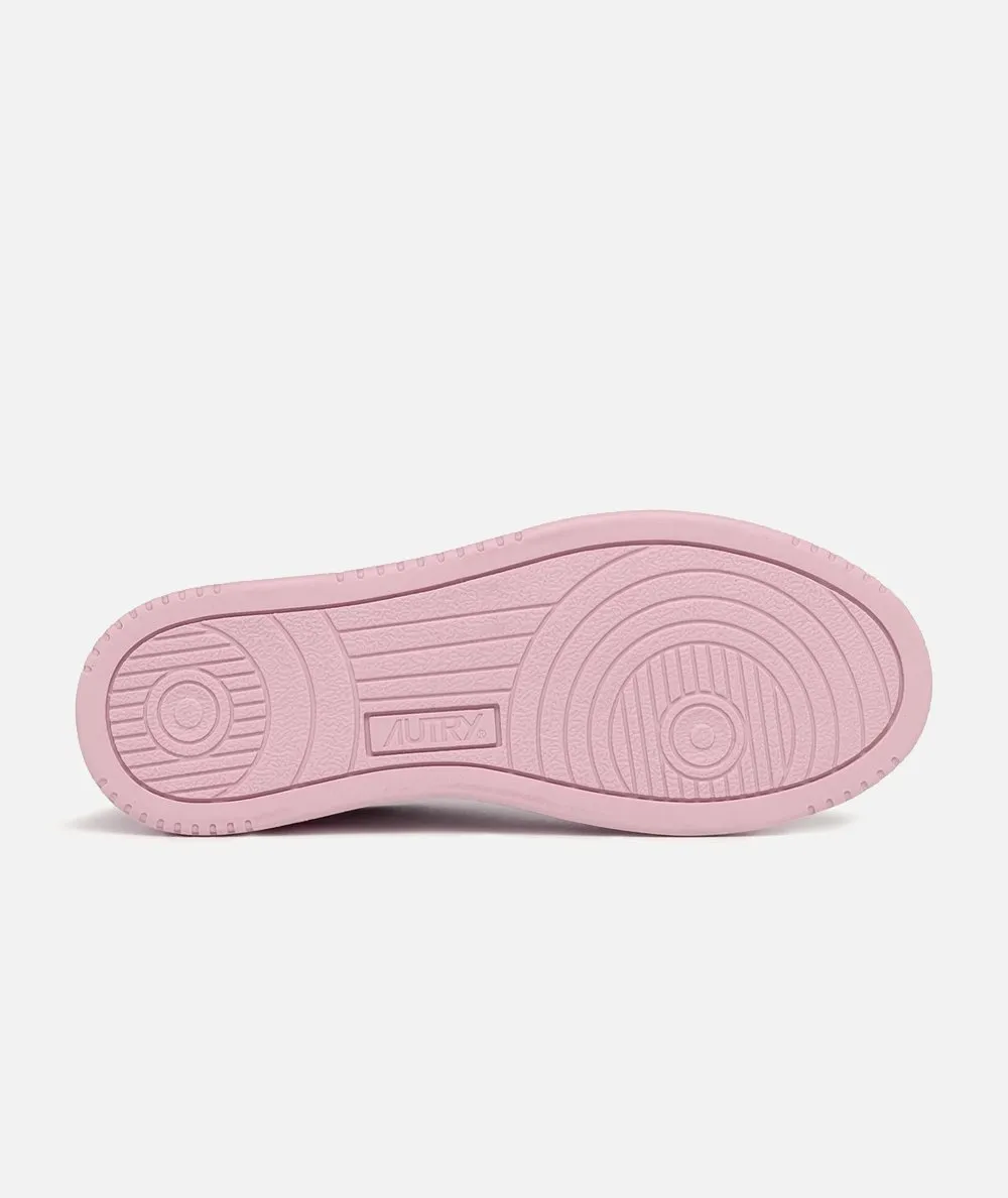 AUTRY DONNA--Medalist Low Bicolor leather sneakers