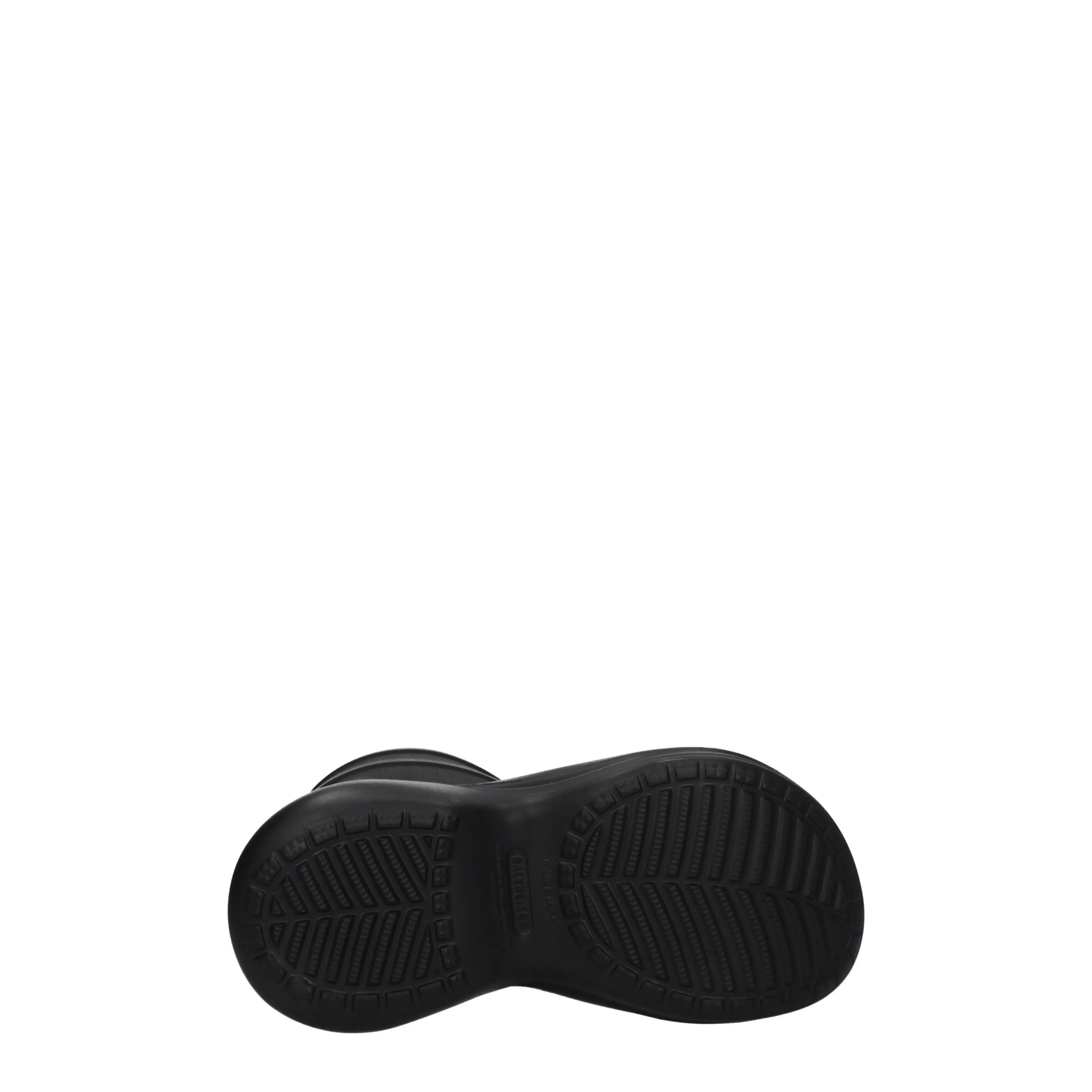 Balenciaga Stivali Crocs Donna Gomma Nero