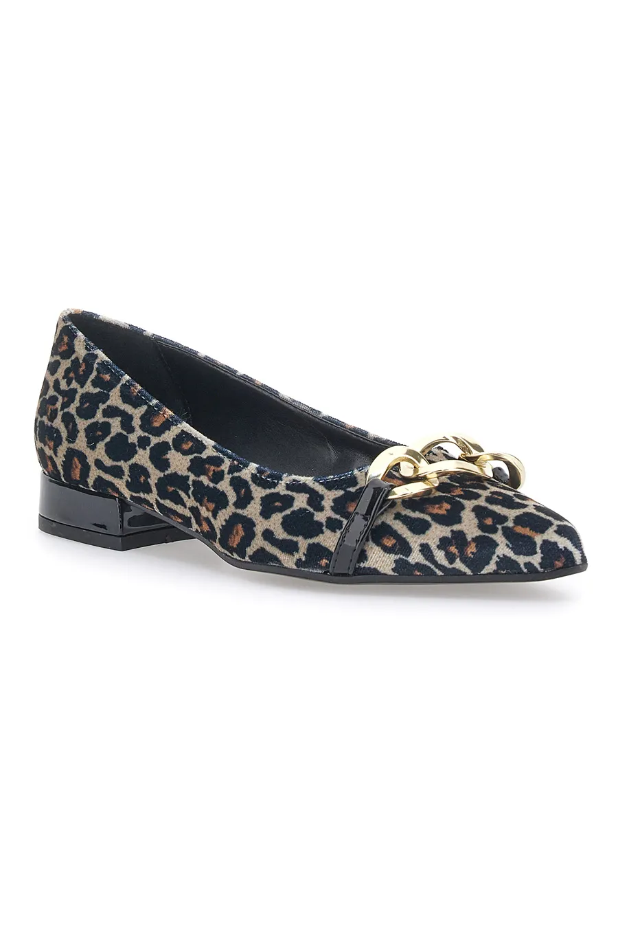 Ballerine a Punta Pittarello Glam 3502 Nero Leopardato