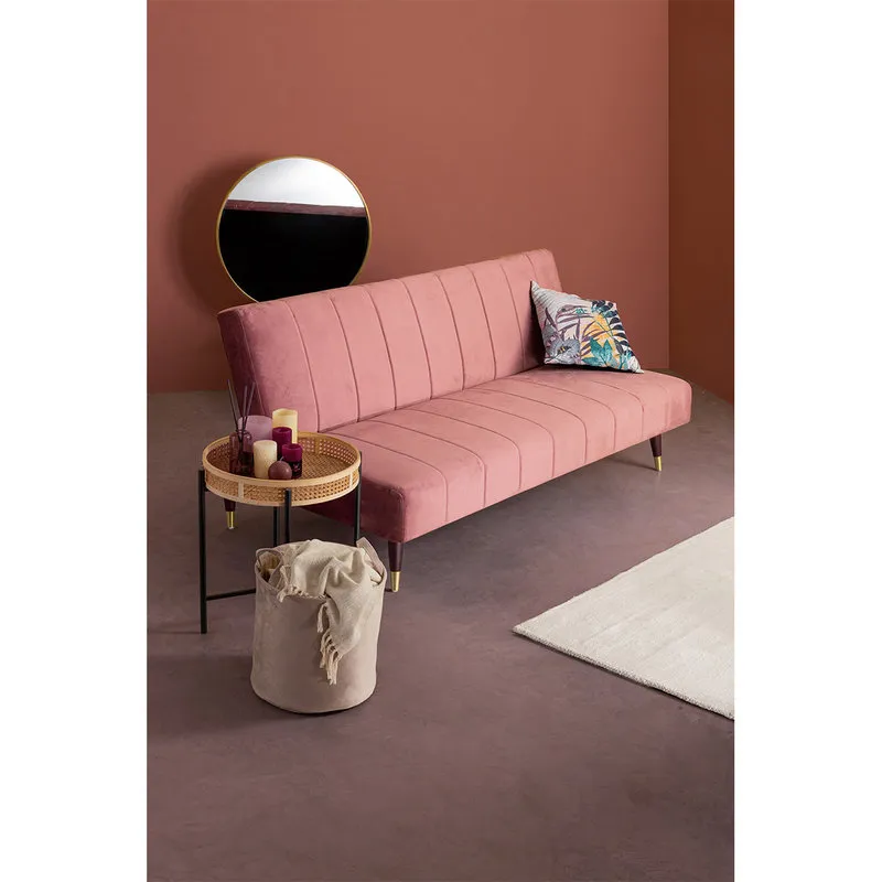 Bizzotto Divano letto 3p Alma rosa