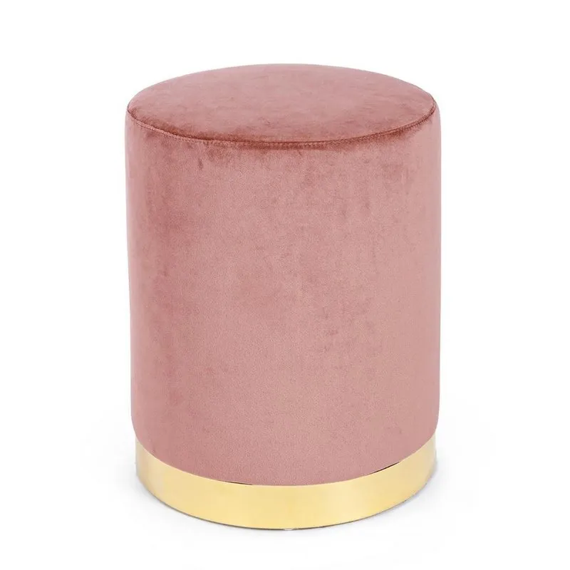 Bizzotto Pouf Lucilla rosa antik
