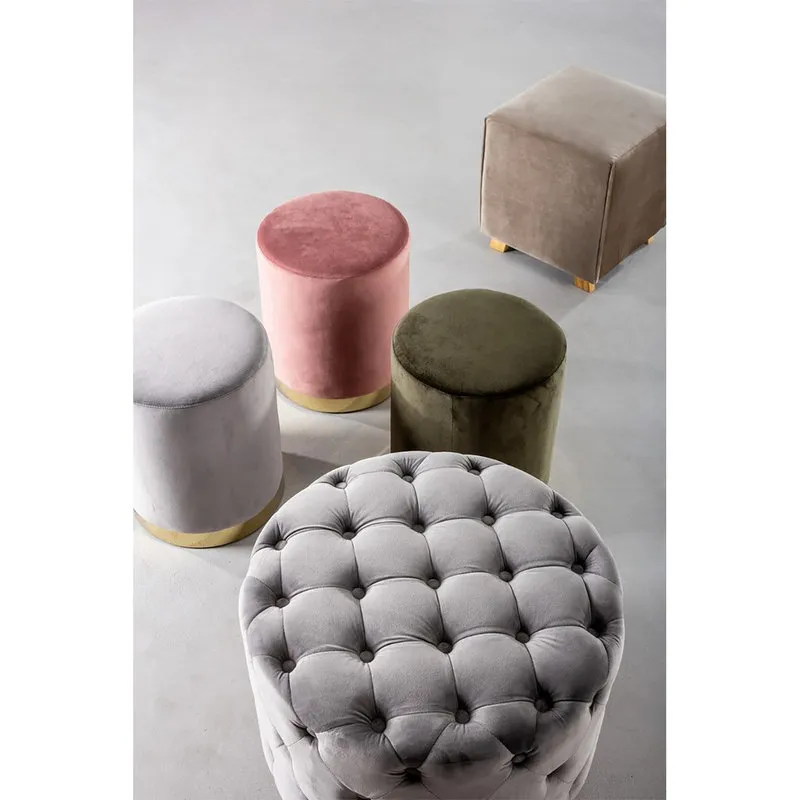 Bizzotto Pouf Lucilla rosa antik