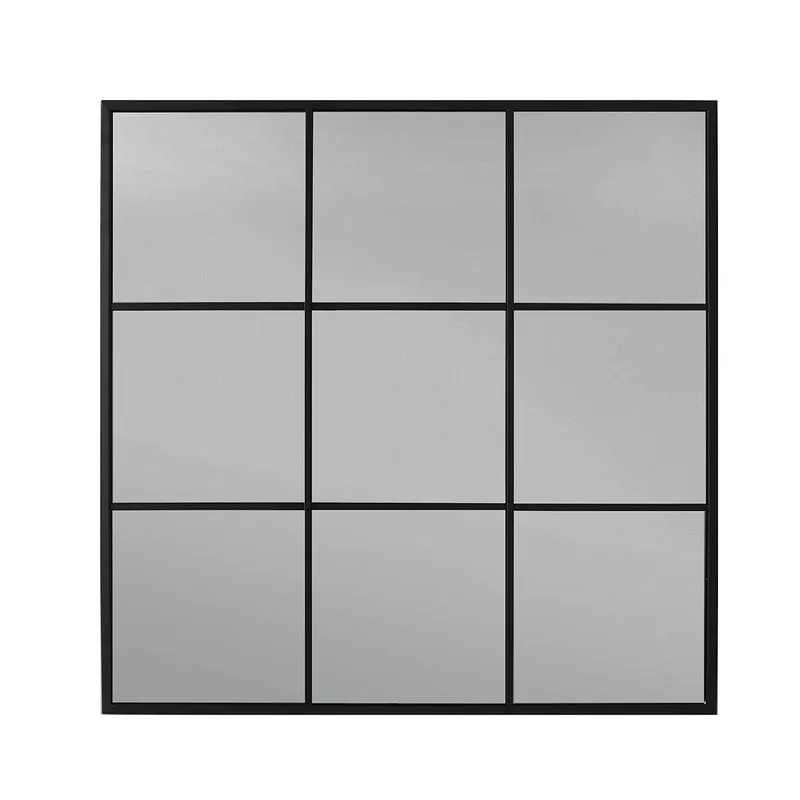Bizzotto Specchio c-c Window Planet ner-smo 90x90