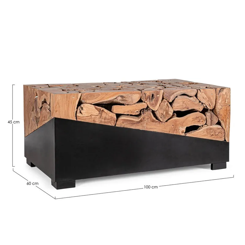 Bizzotto Tavolino Grenada rettangolare 100x60