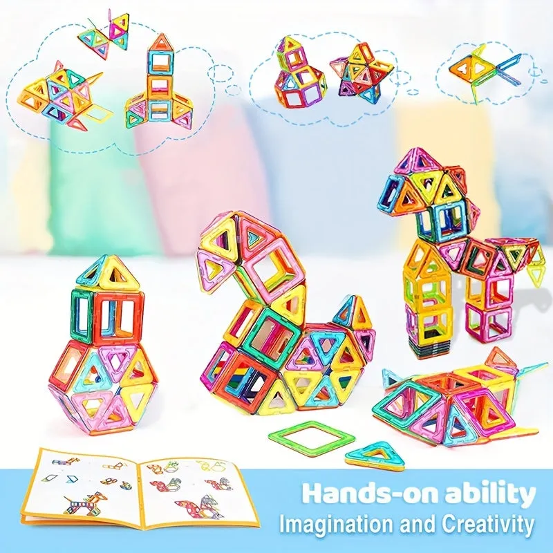 Blocchi magnetici di grandi dimensioni Designer fai da te Magnete Giocattolo Costruttore educativo Set Giocattoli per bambini, R