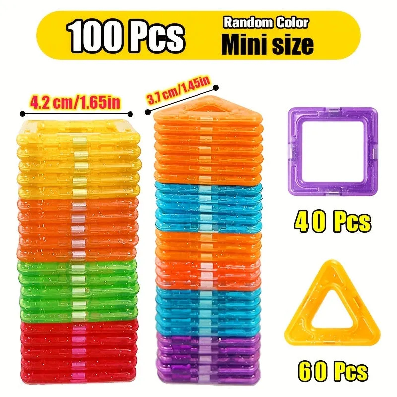Blocchi Magnetici Di Grandi Dimensioni E Mini Dimensioni Magneti Fai Da Te Giocattoli, Set Di Costruzioni Di Design Regali, Rega