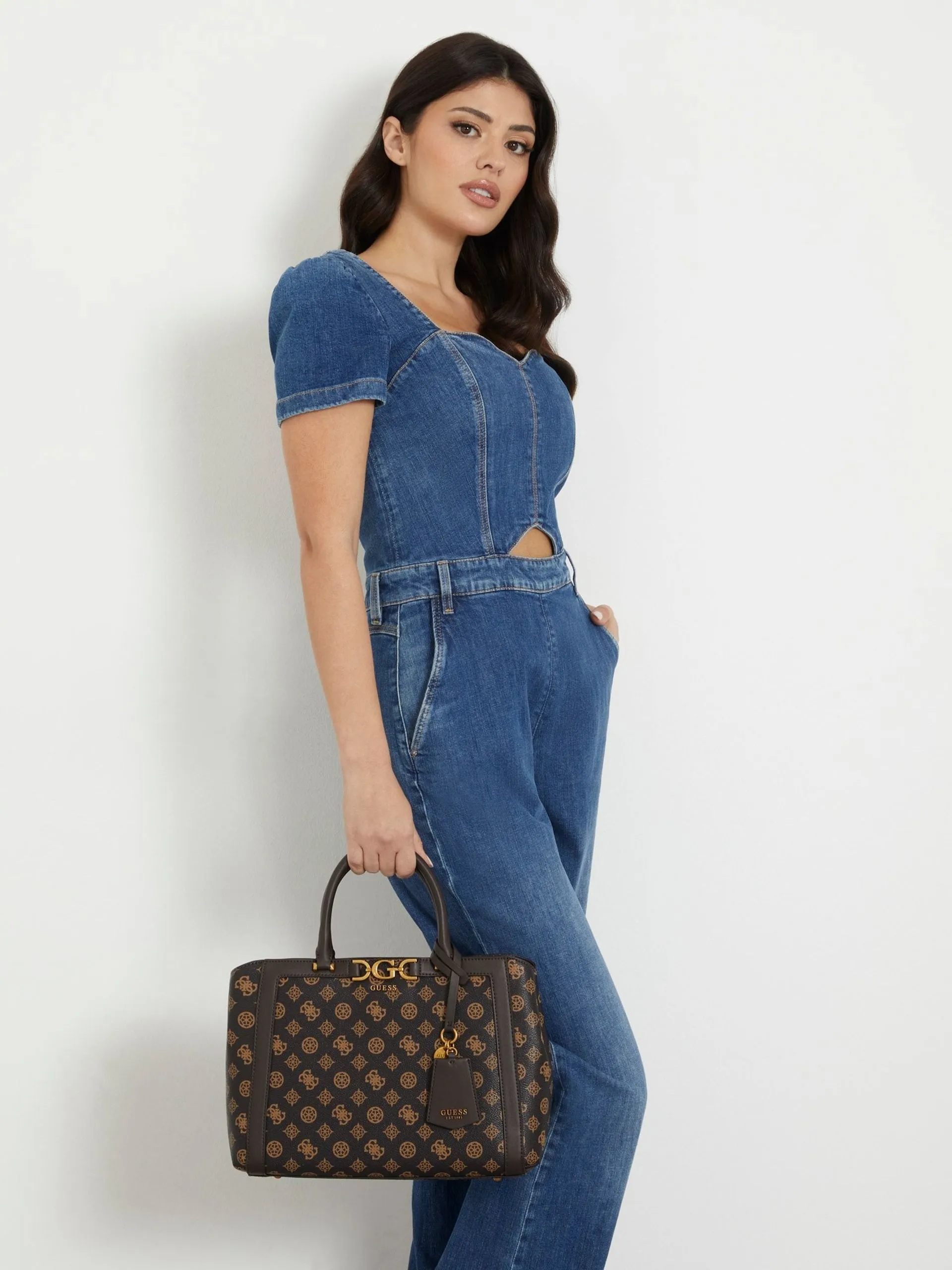 Borsa a mano dagan 4g peony guess
