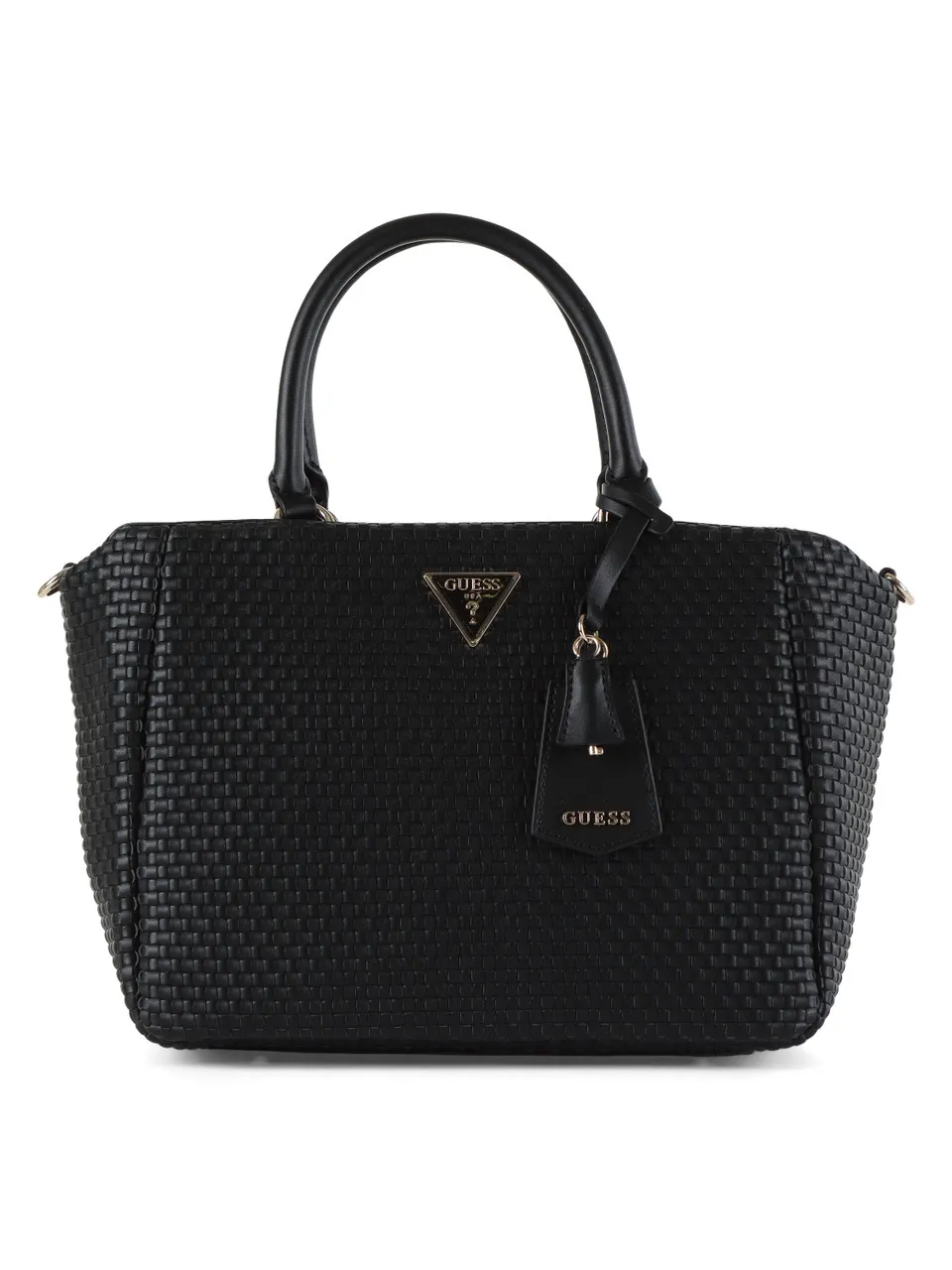 Borsa a mano grande in ecopelle intrecciata ETEL