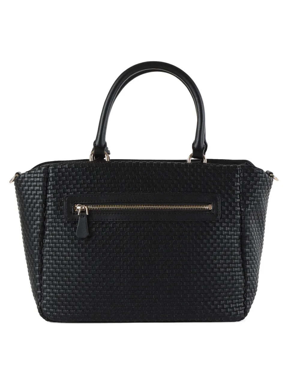 Borsa a mano grande in ecopelle intrecciata ETEL