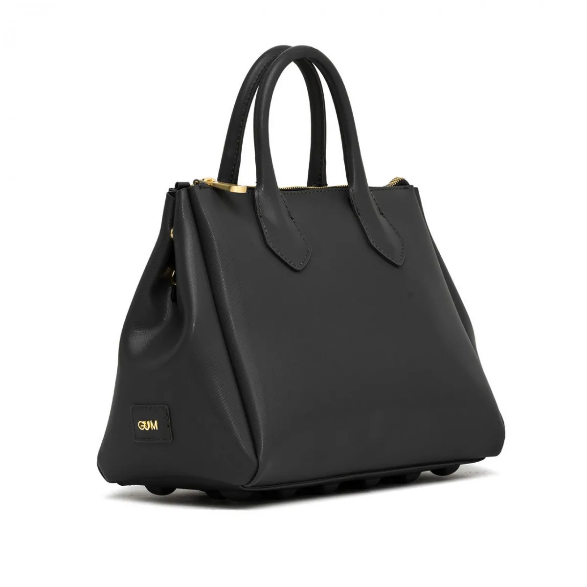 Borsa A Mano Media Maxi Studs, Nero