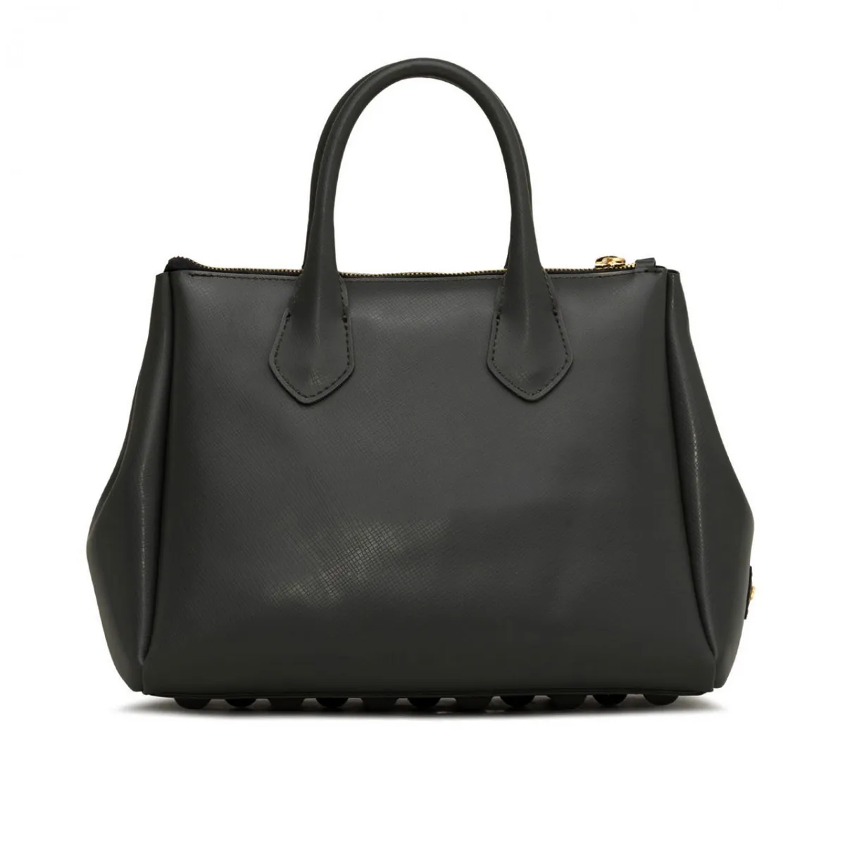 Borsa A Mano Media Maxi Studs, Nero