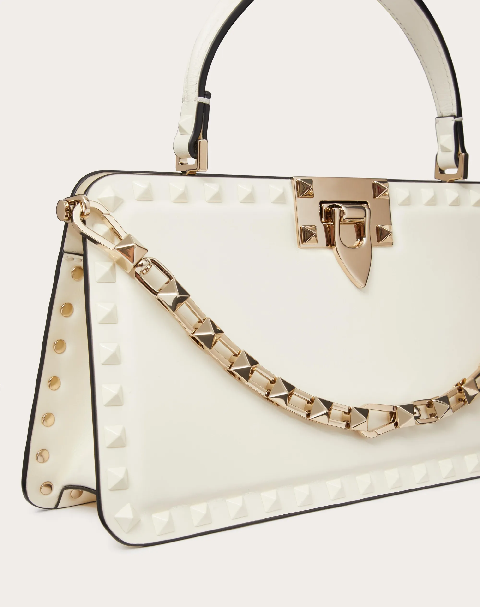 BORSA A MANO ROCKSTUD IN VITELLO