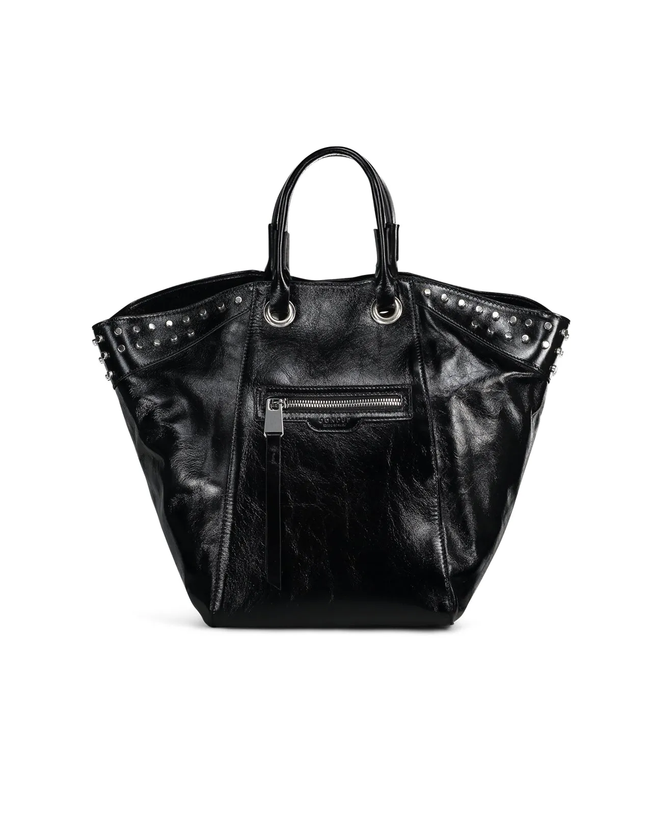 Borsa a spalla pelle nera
