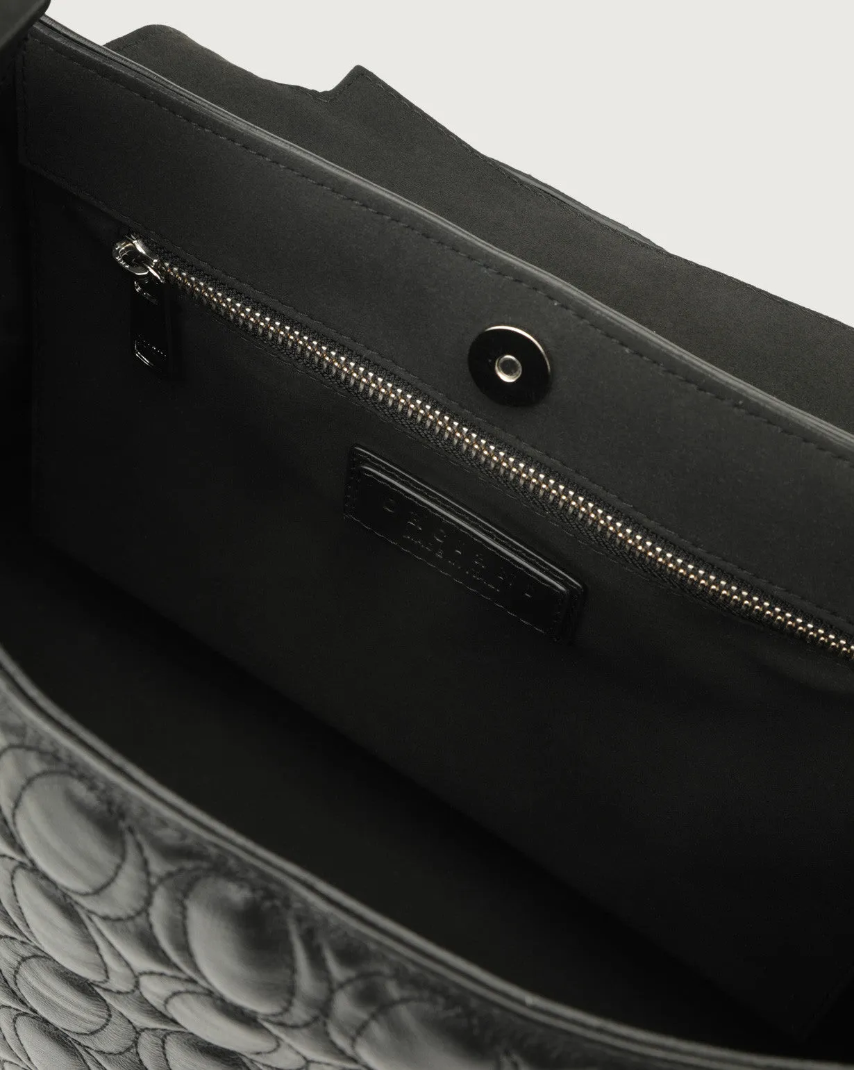Borsa a Spalla Sveva Media - Nero