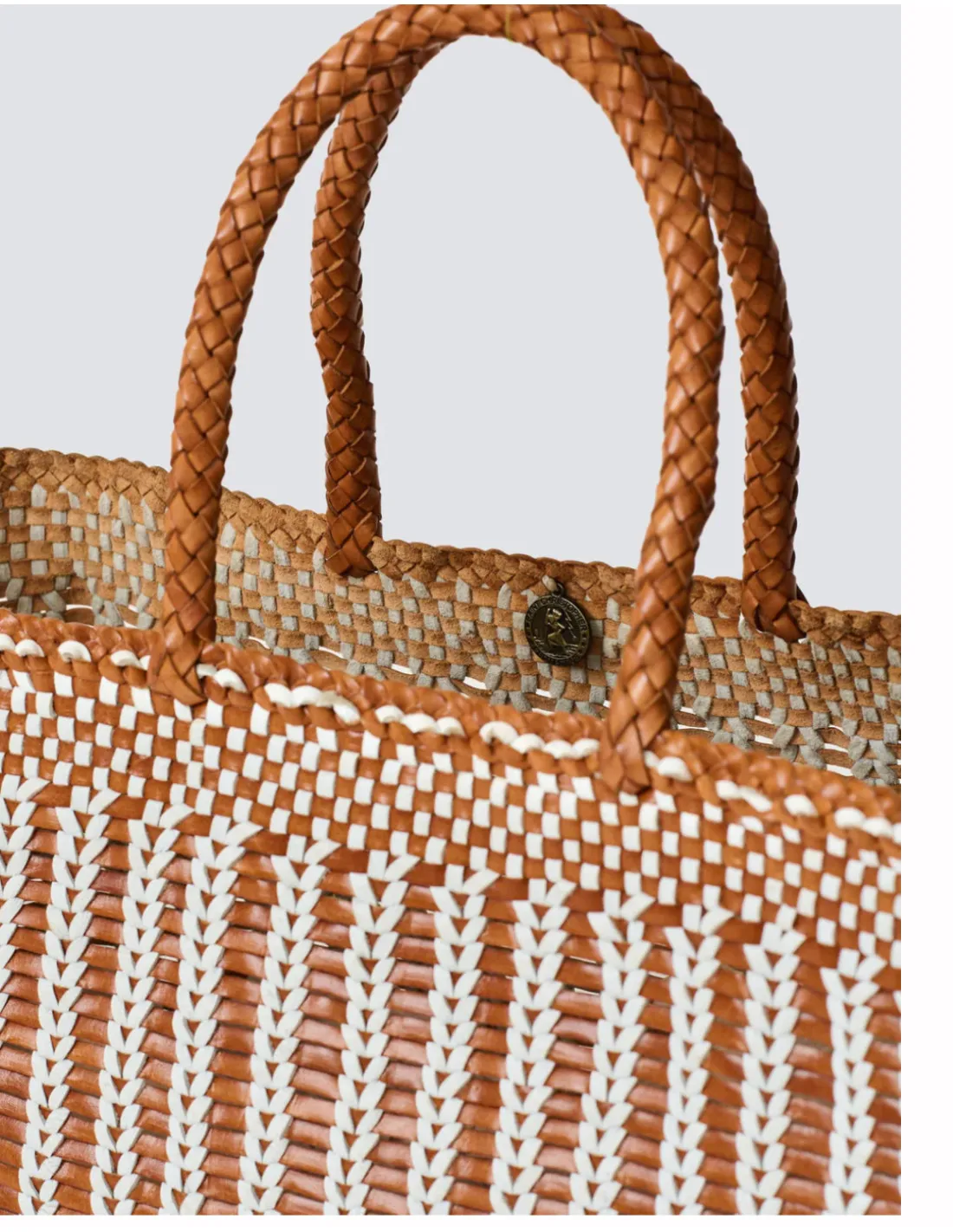 Borsa Dragon Diffusion - Bali Big Tan Bianco