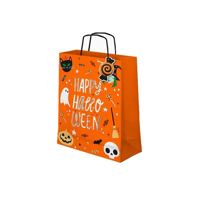 Borsa Happy Halloween 18 x 10 x 24 cm - 1 pz.