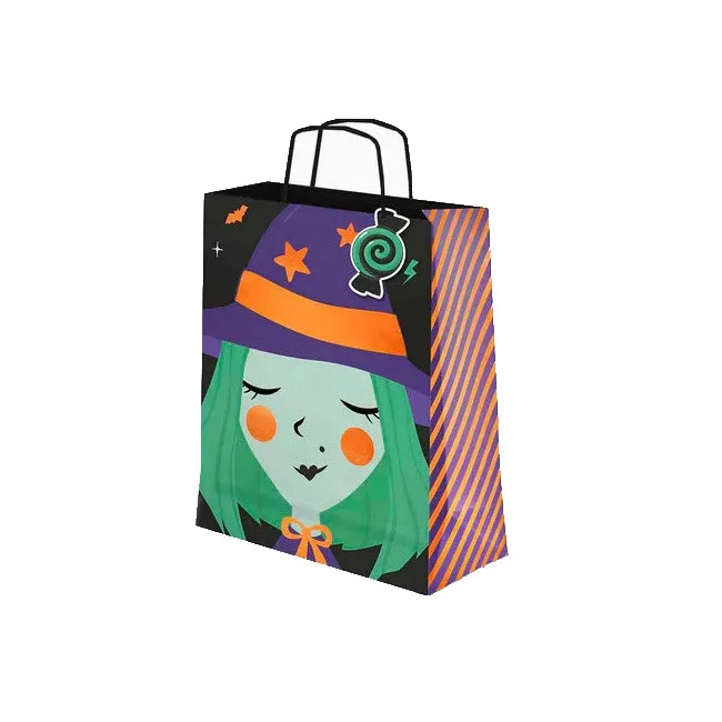 Borsa Happy Halloween 18 x 10 x 24 cm - 1 pz.