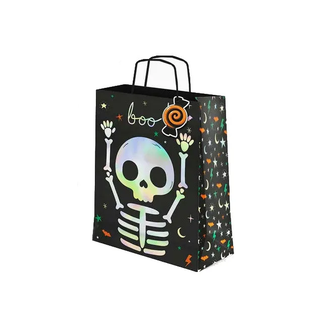 Borsa Happy Halloween 18 x 10 x 24 cm - 1 pz.