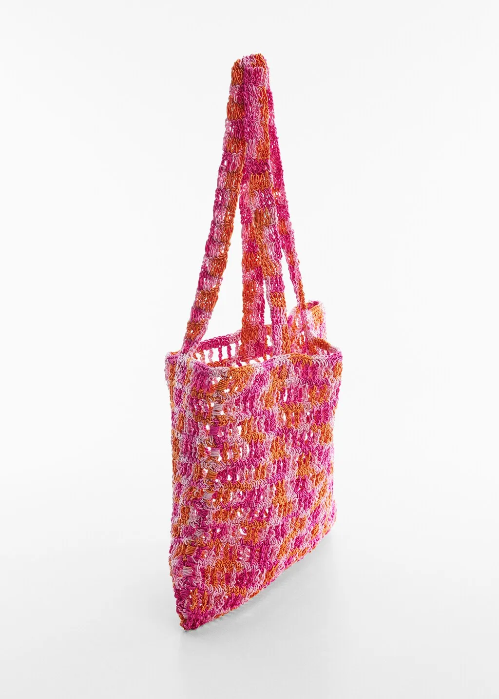 Borsa rete intrecciata