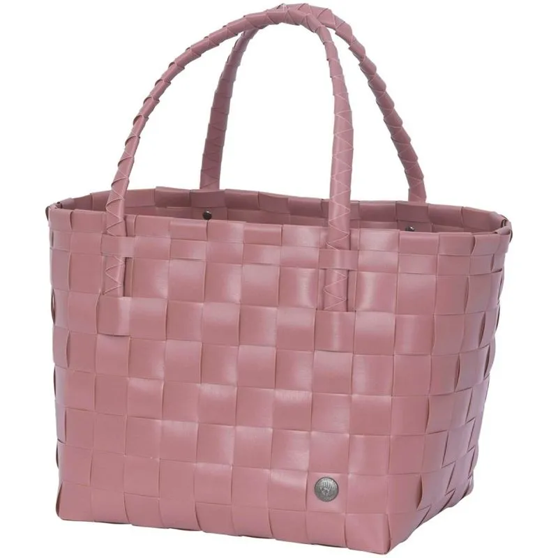 Borsa shopper Paris in plastica riciclata rosa 