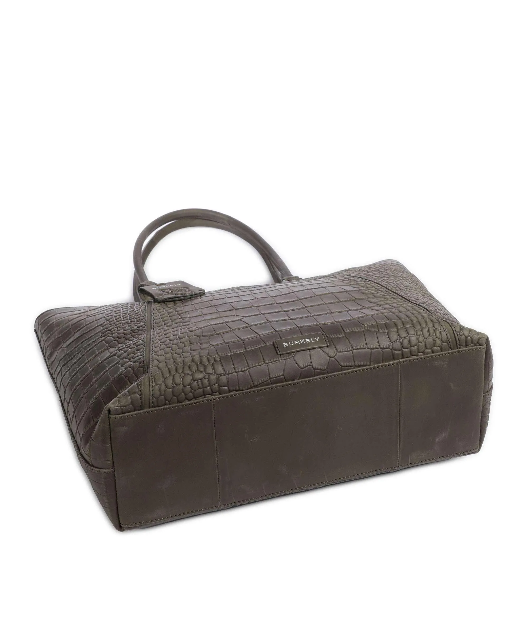  Burkely Cool Colbie Borsa shopper 15″ pelle in rilievo verde scuro  