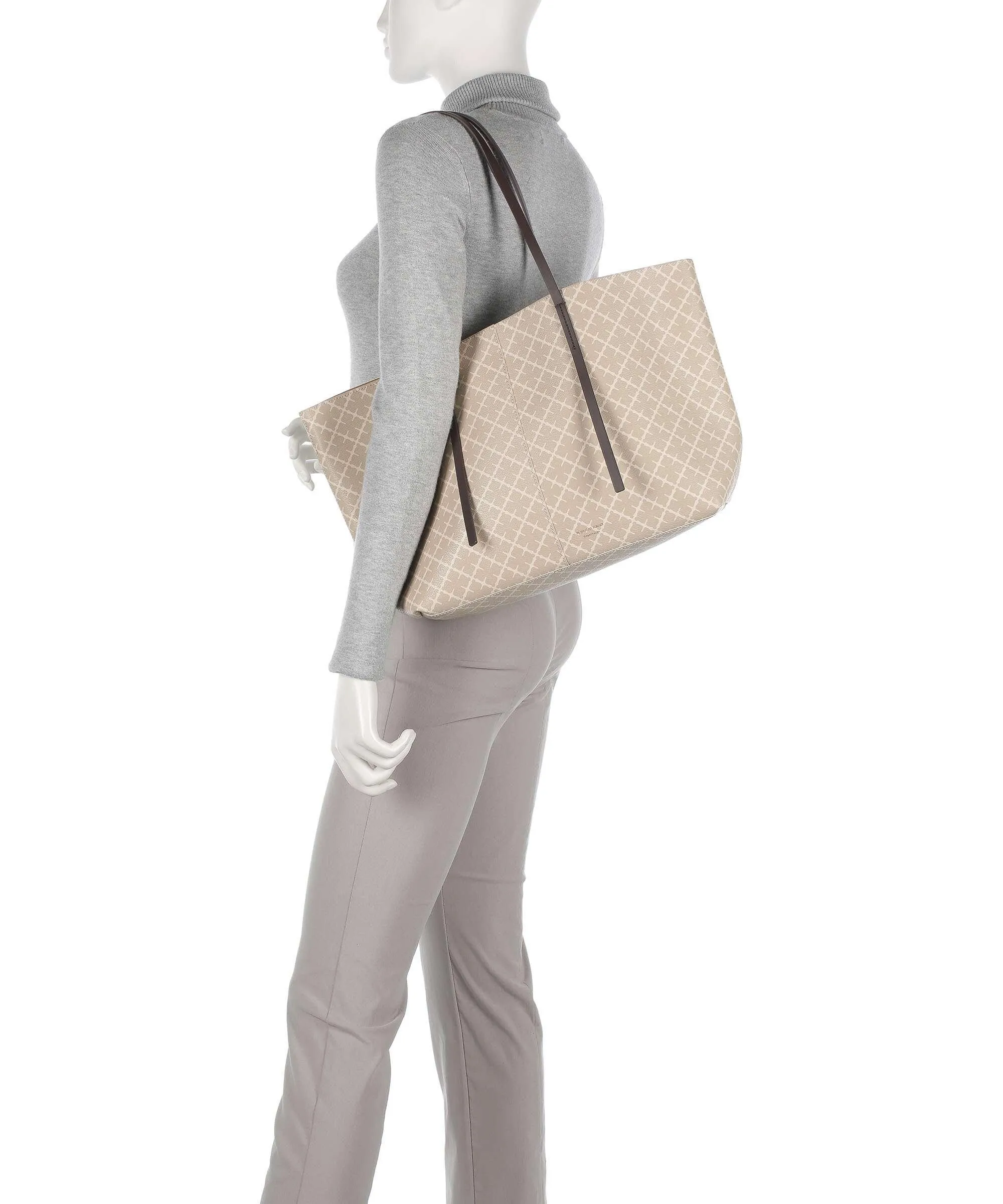  by Malene Birger Abigail Borsa shopper plastica beige  