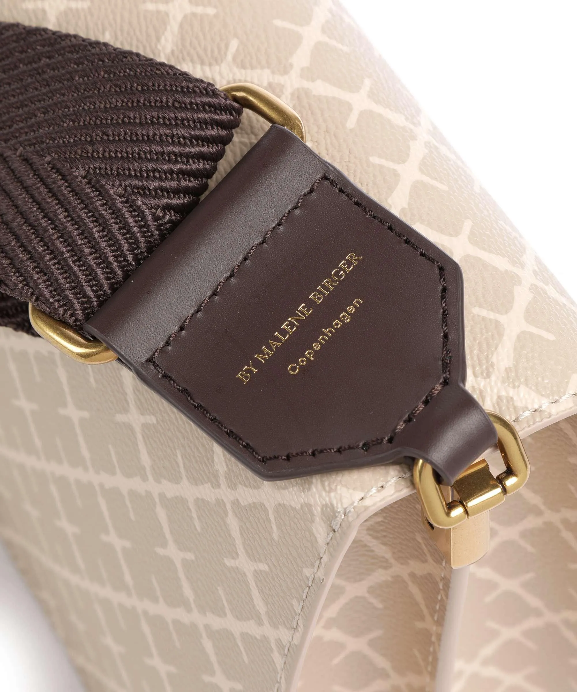  by Malene Birger Loenna Borsa a tracolla pelle sintetica beige  