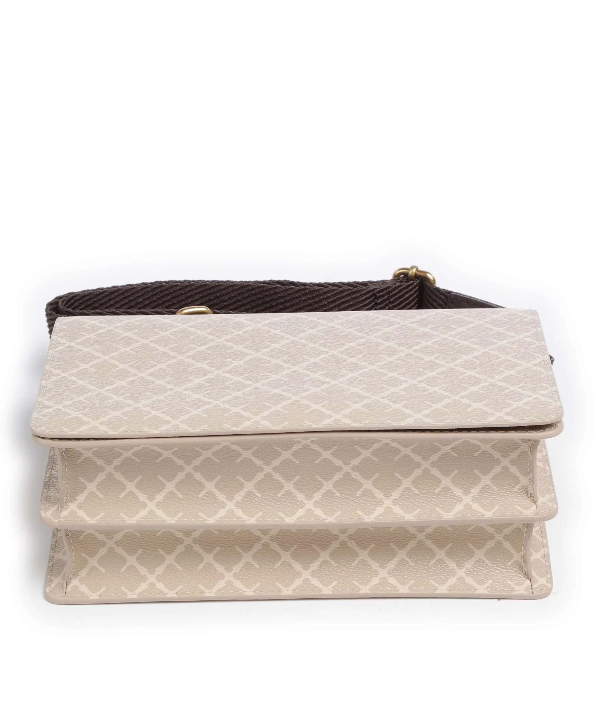  by Malene Birger Loenna Borsa a tracolla pelle sintetica beige  