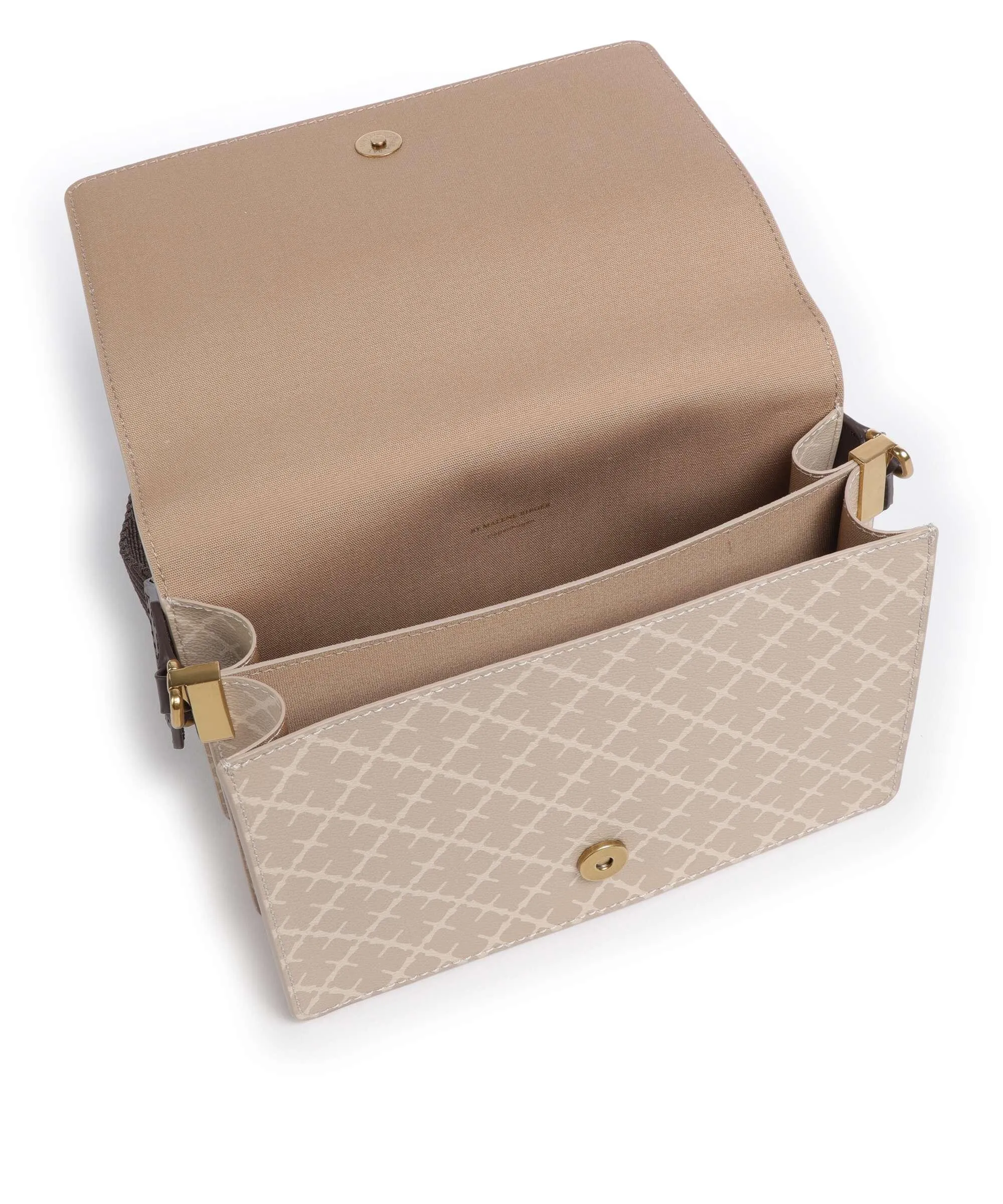  by Malene Birger Loenna Borsa a tracolla pelle sintetica beige  
