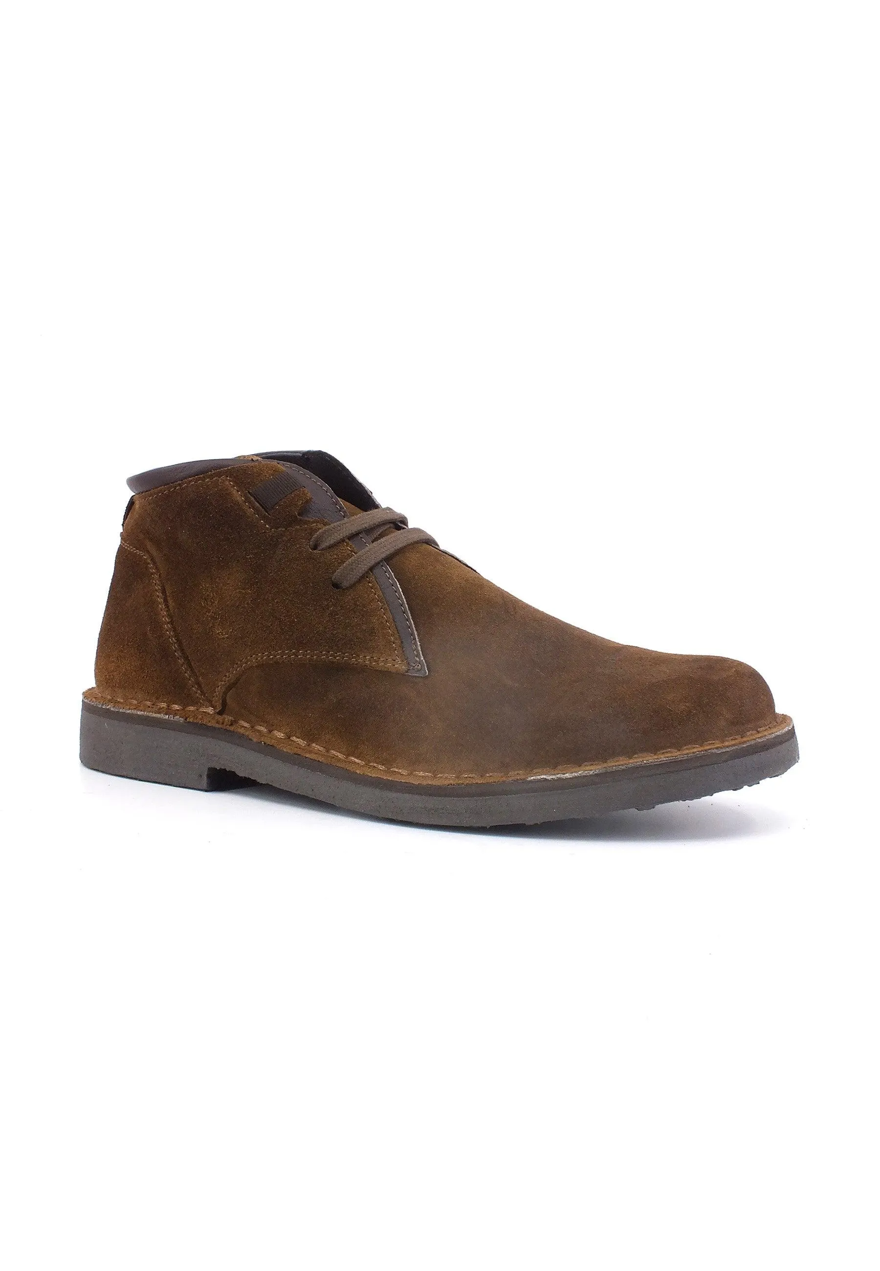 CAFENOIR Stivaletto Polacchino Uomo Cuoio Marrone TE6001