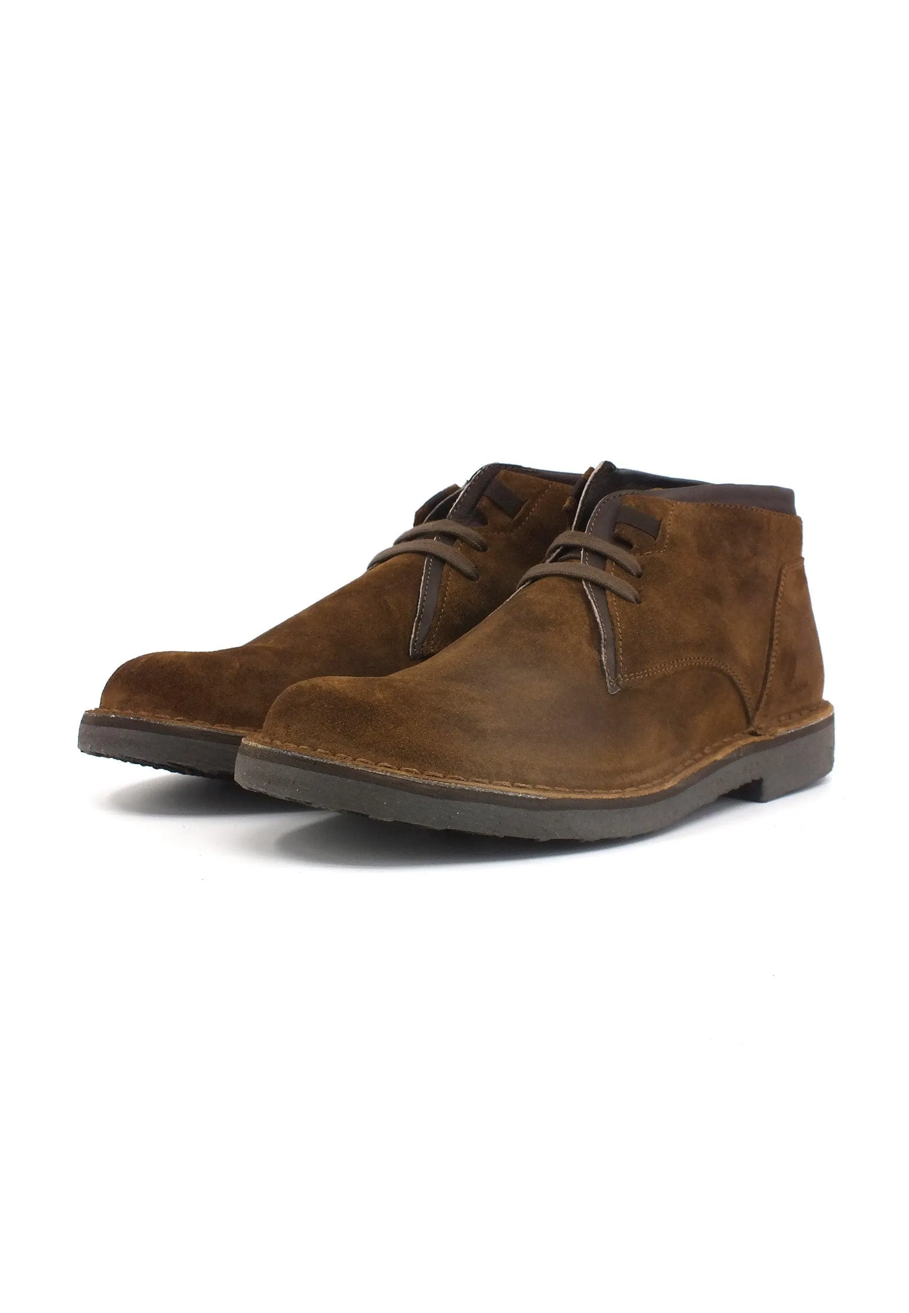 CAFENOIR Stivaletto Polacchino Uomo Cuoio Marrone TE6001
