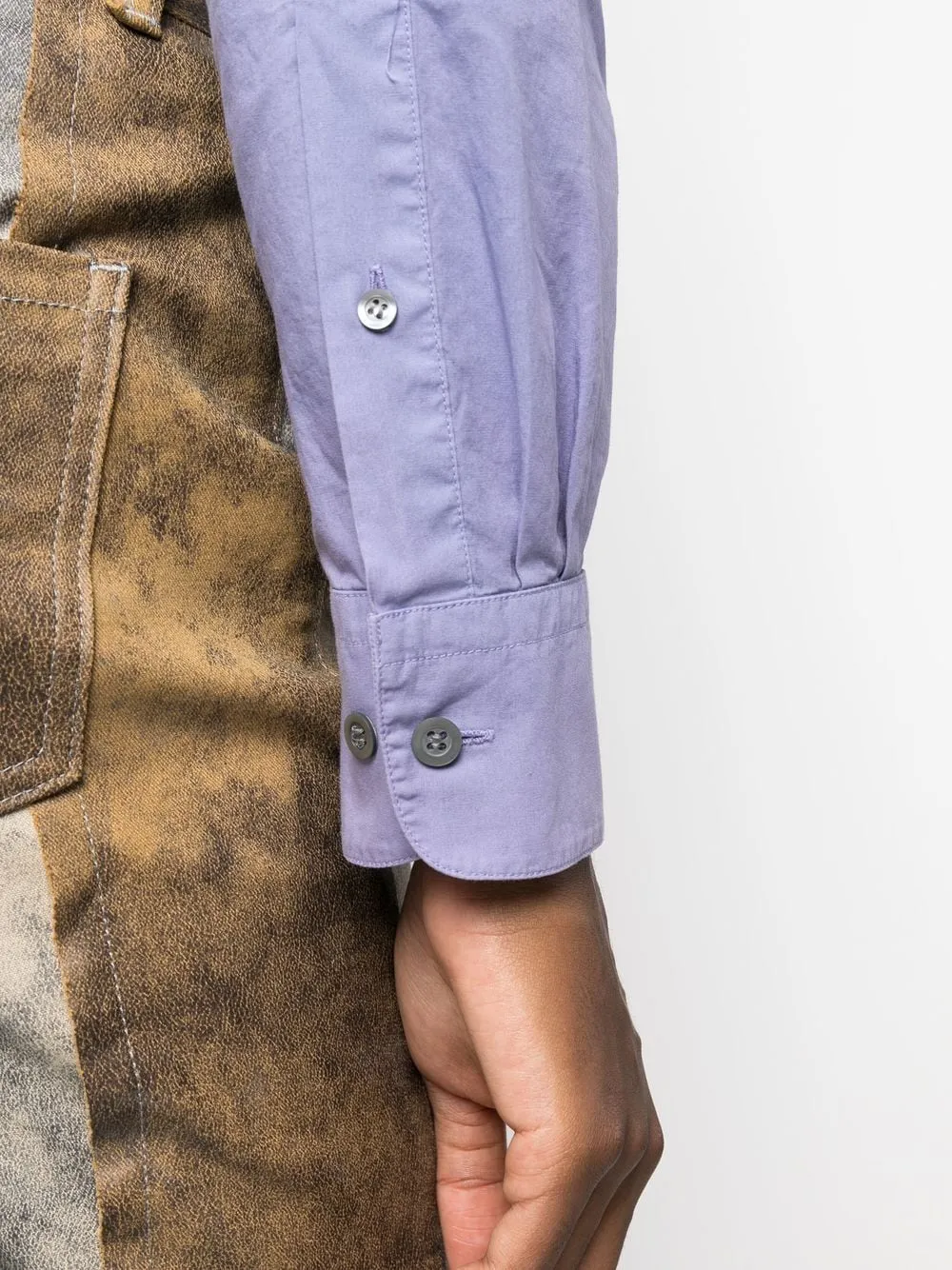 camicia con fiocco