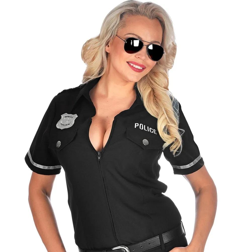 Camicia da donna Police nera