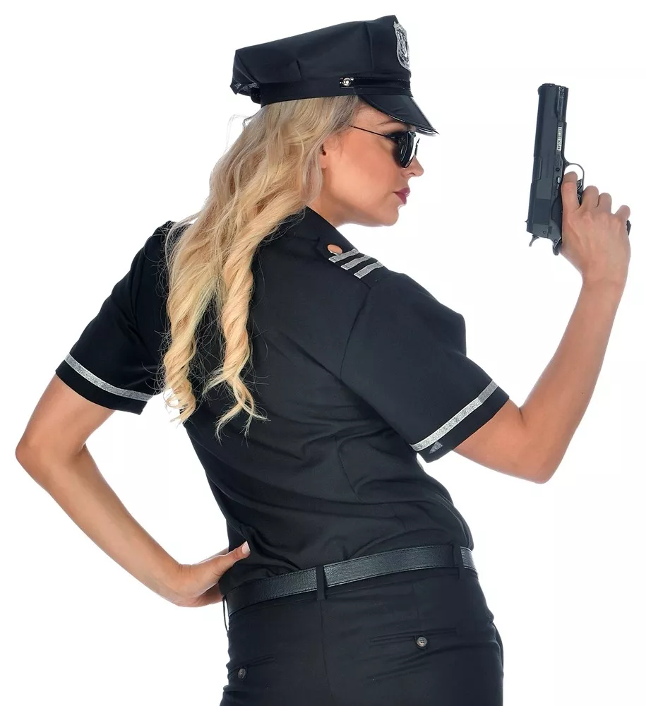 Camicia da donna Police nera