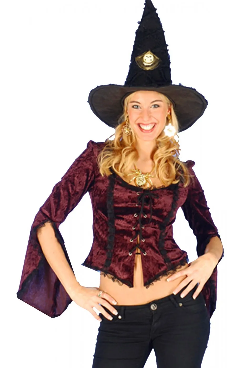 Camicia donna pirata 800 burlesque strega o moschettiera
