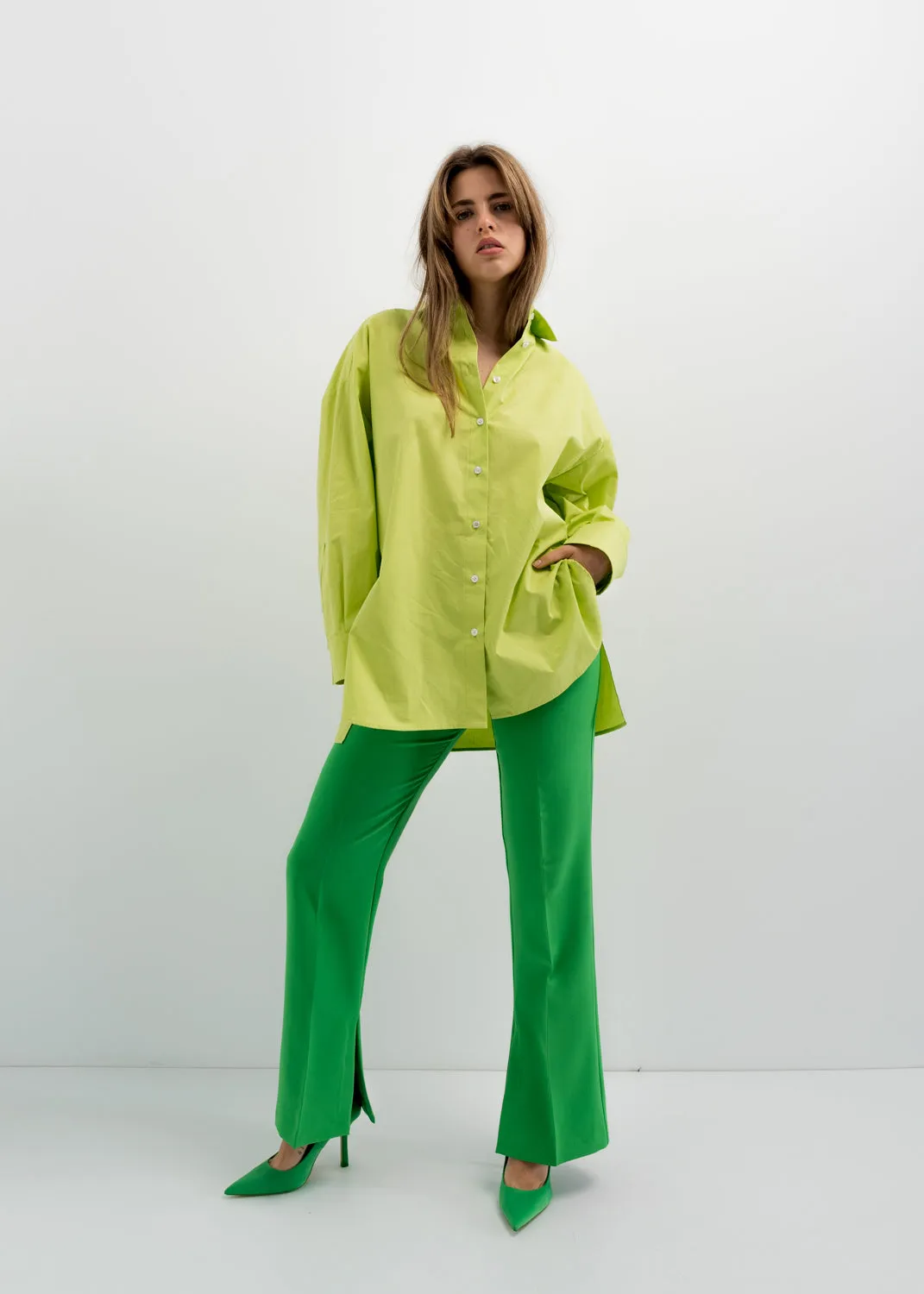 Camisa oversize popelin