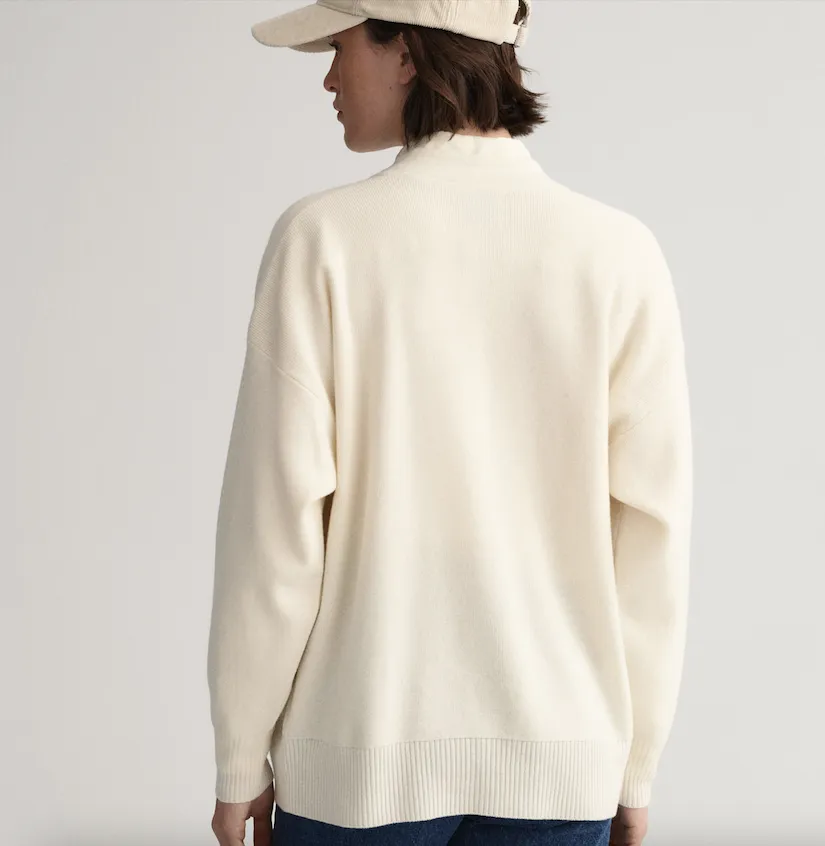 Cardigan Gant Donna oversize tinta unita 4802124-130
