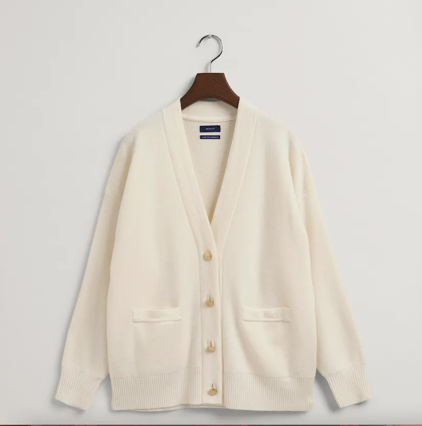 Cardigan Gant Donna oversize tinta unita 4802124-130