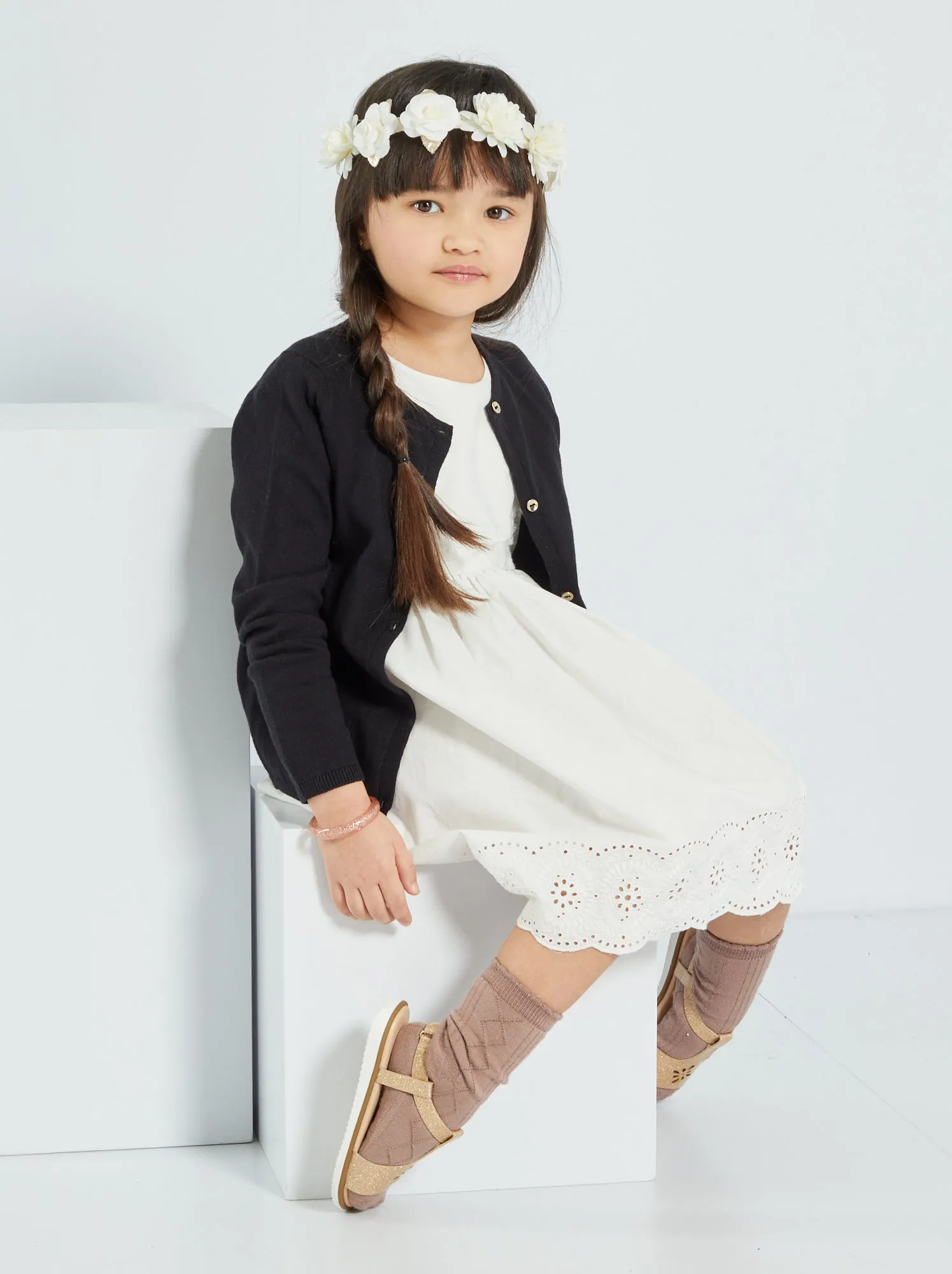 Cardigan in maglia fine - nero