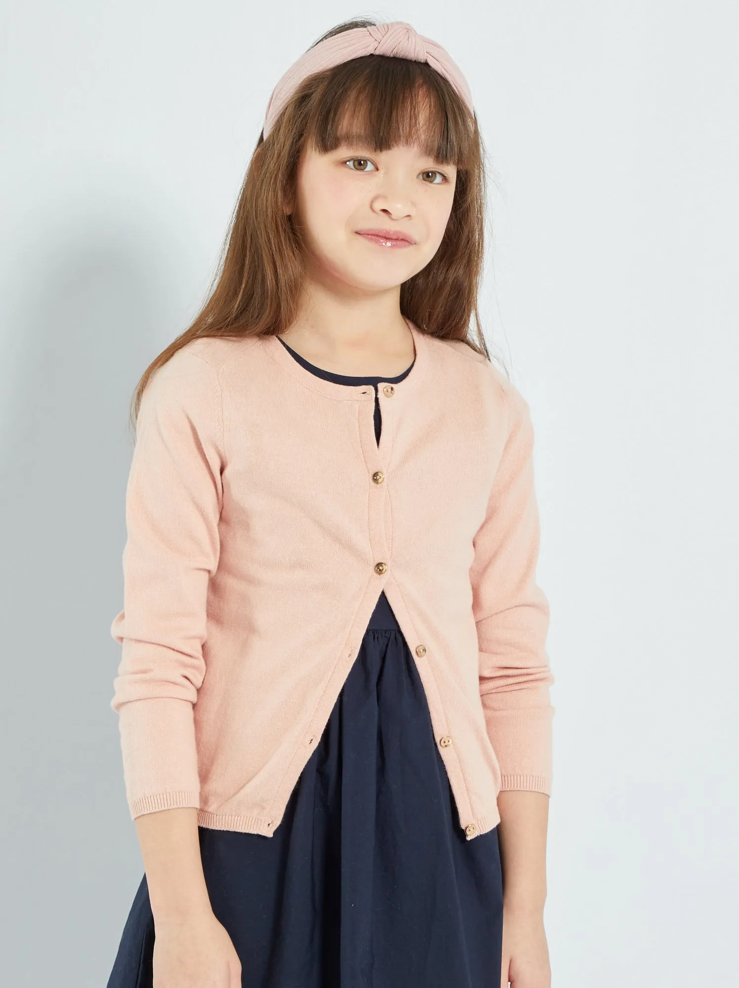 Cardigan in maglia fine - ROSA