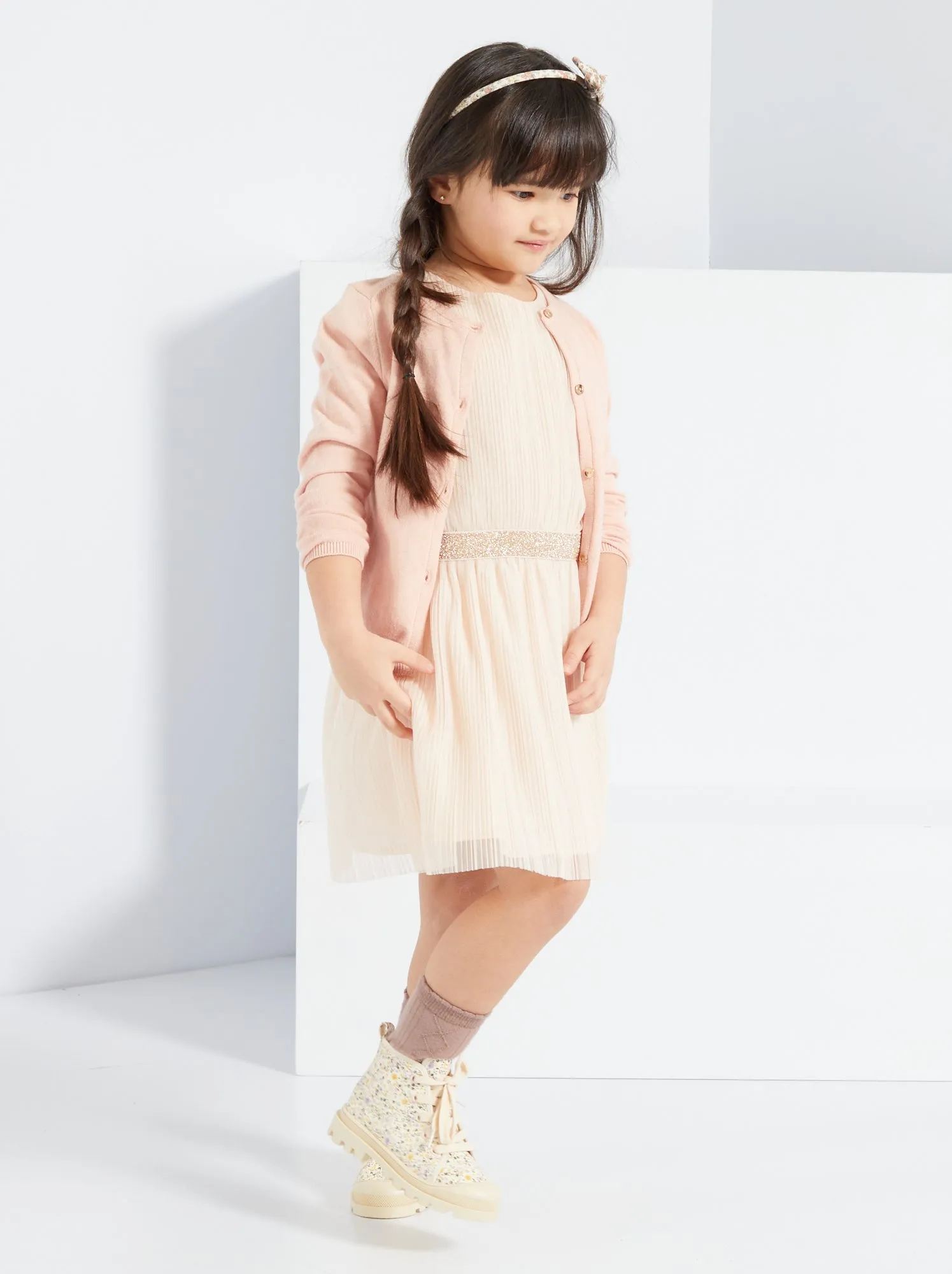 Cardigan in maglia fine - ROSA